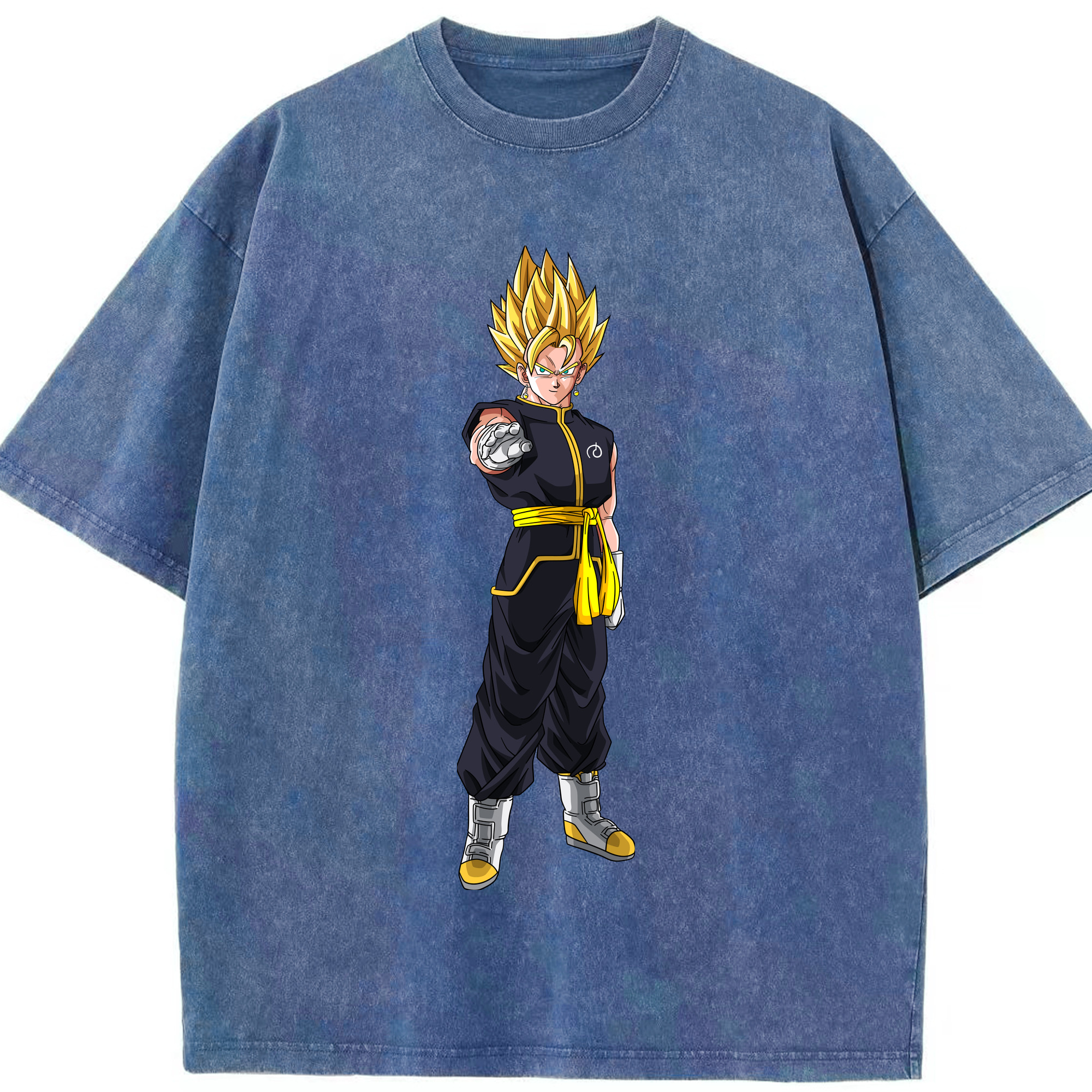 （画像用） ドラゴンボール ベジット DRAGON BALL Vegetto 綿100% ヴィンテージ風 半袖Tシャツ（フロントプリント）