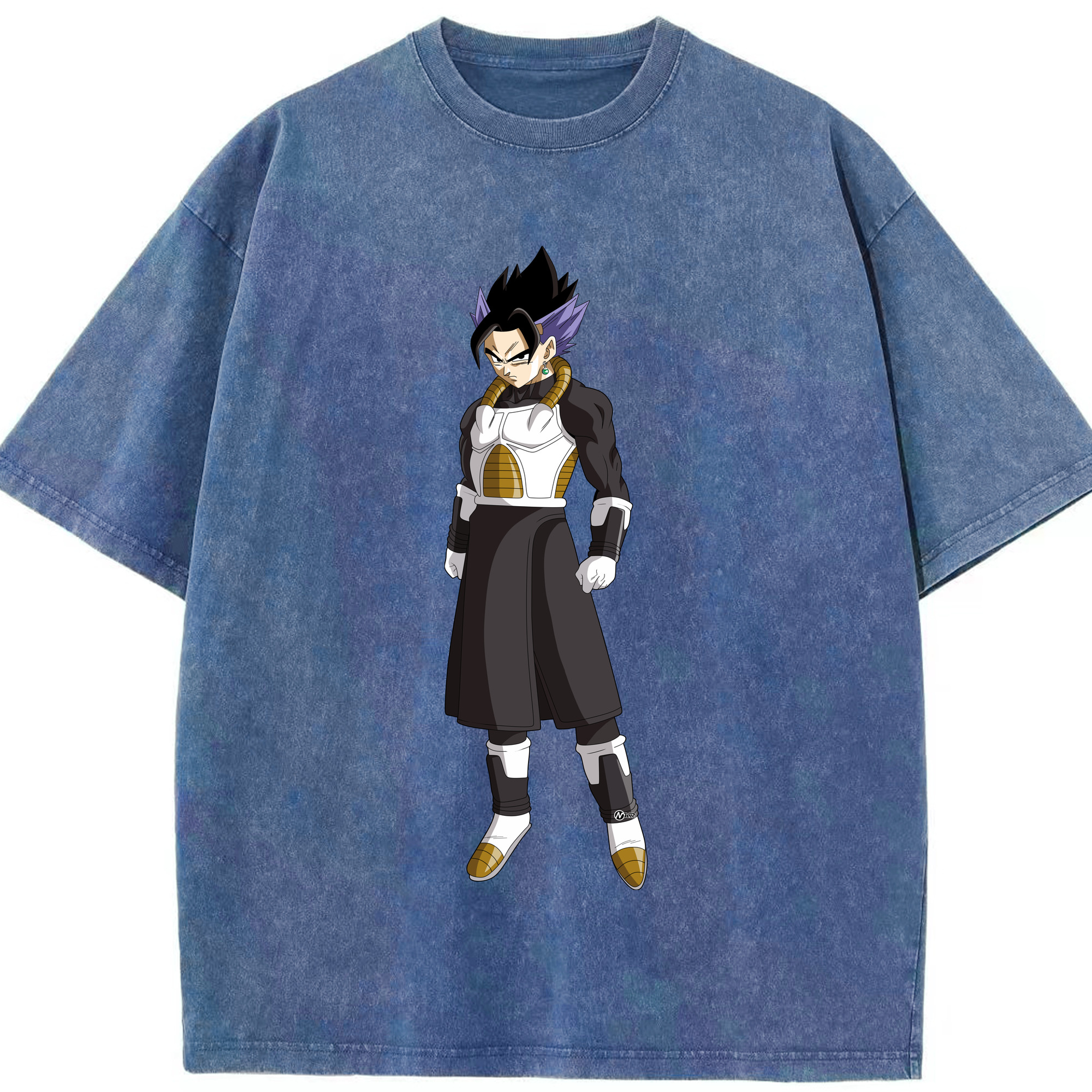 （画像用） ドラゴンボール ベジット DRAGON BALL Vegetto 綿100% ヴィンテージ風 半袖Tシャツ（フロントプリント）