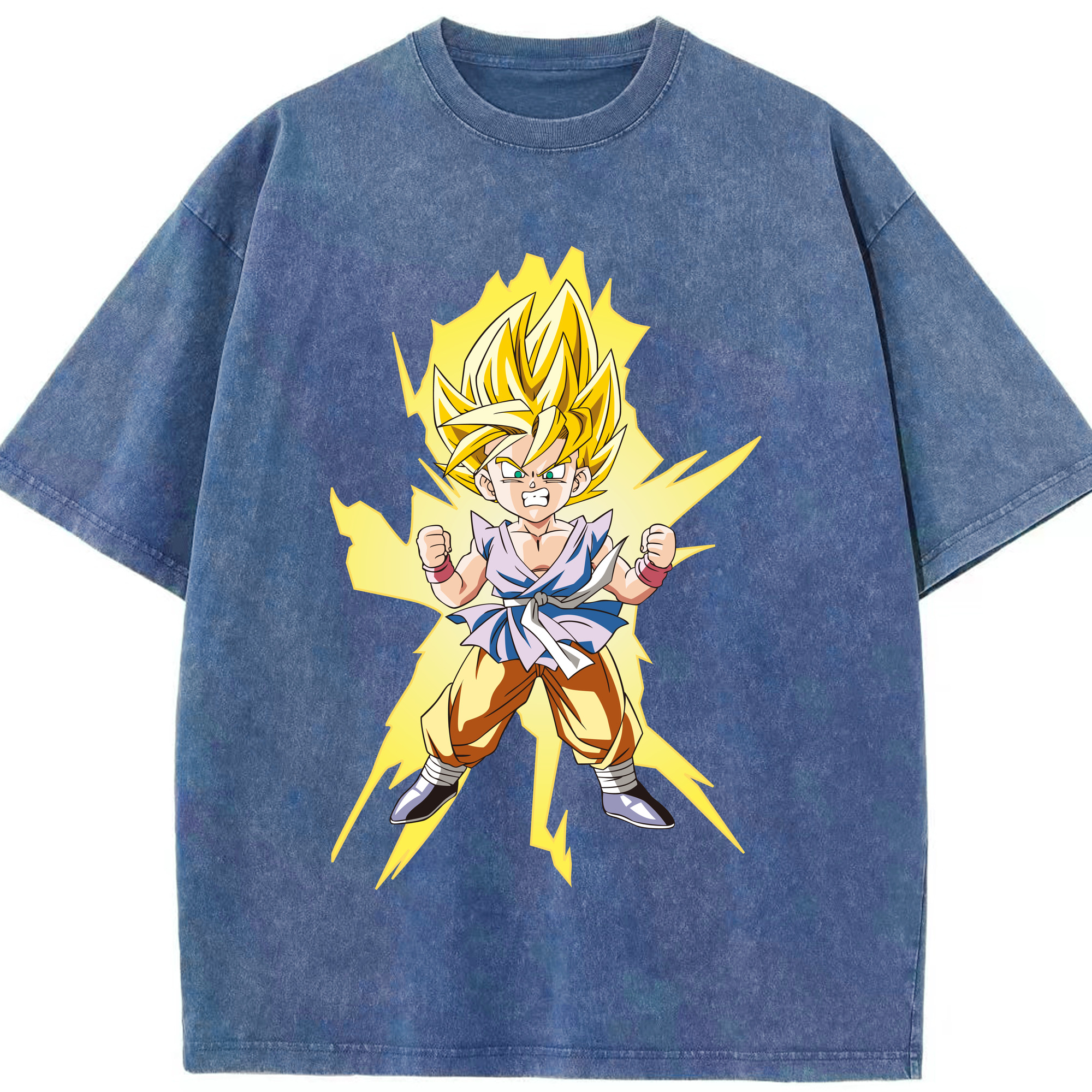 （画像用） ドラゴンボール ベジット DRAGON BALL Vegetto 綿100% ヴィンテージ風 半袖Tシャツ（フロントプリント）