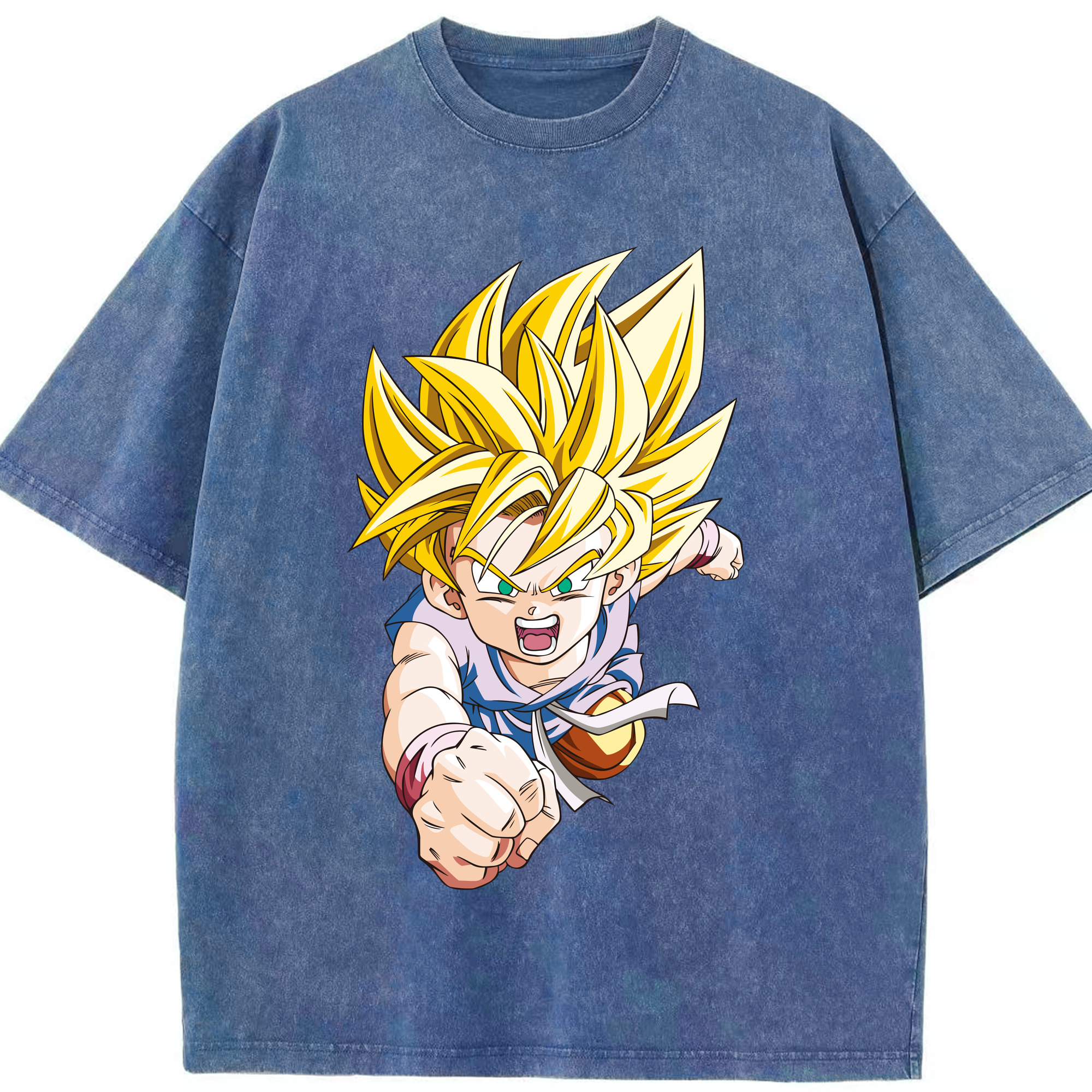 （画像用） ドラゴンボール ベジット DRAGON BALL Vegetto 綿100% ヴィンテージ風 半袖Tシャツ（フロントプリント）