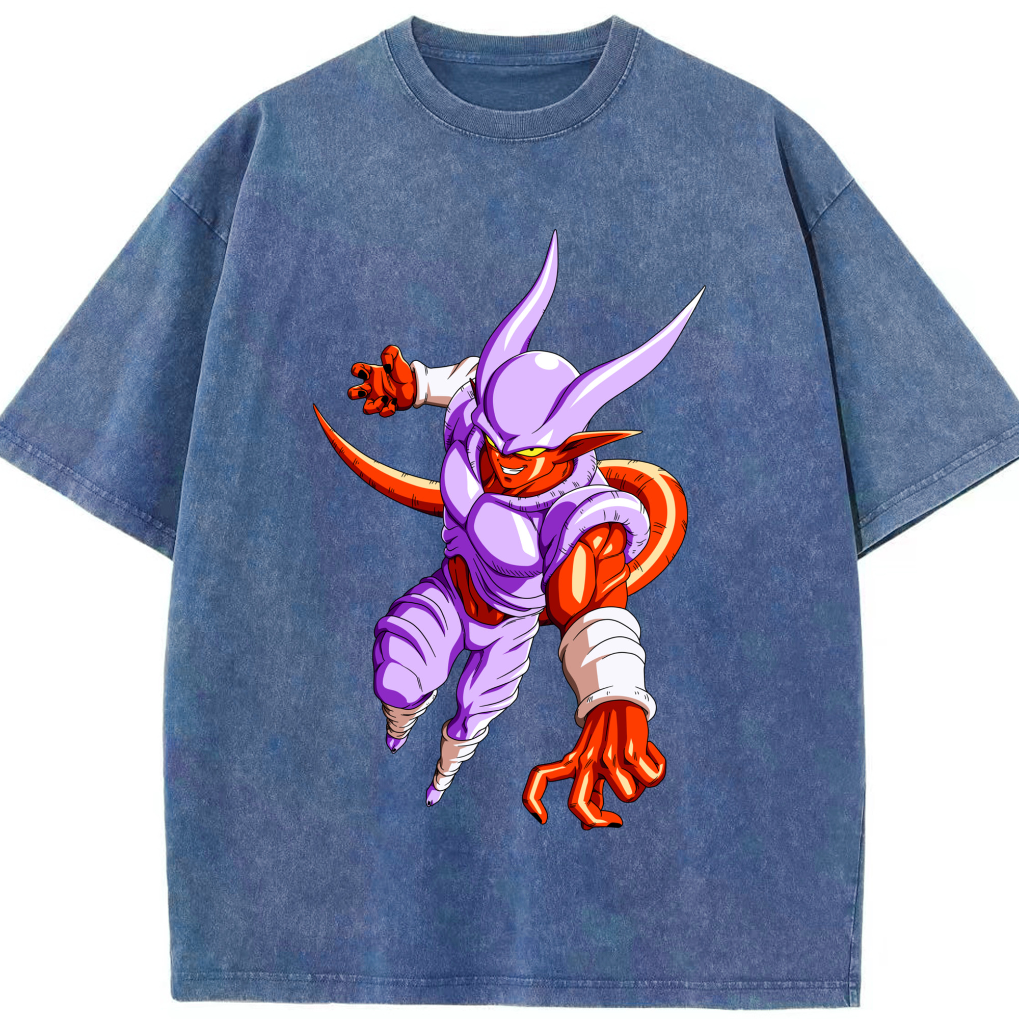 （画像用） ドラゴンボール ジャネンバ DRAGON BALL Janemba 綿100% ヴィンテージ風 半袖Tシャツ（フロントプリント）