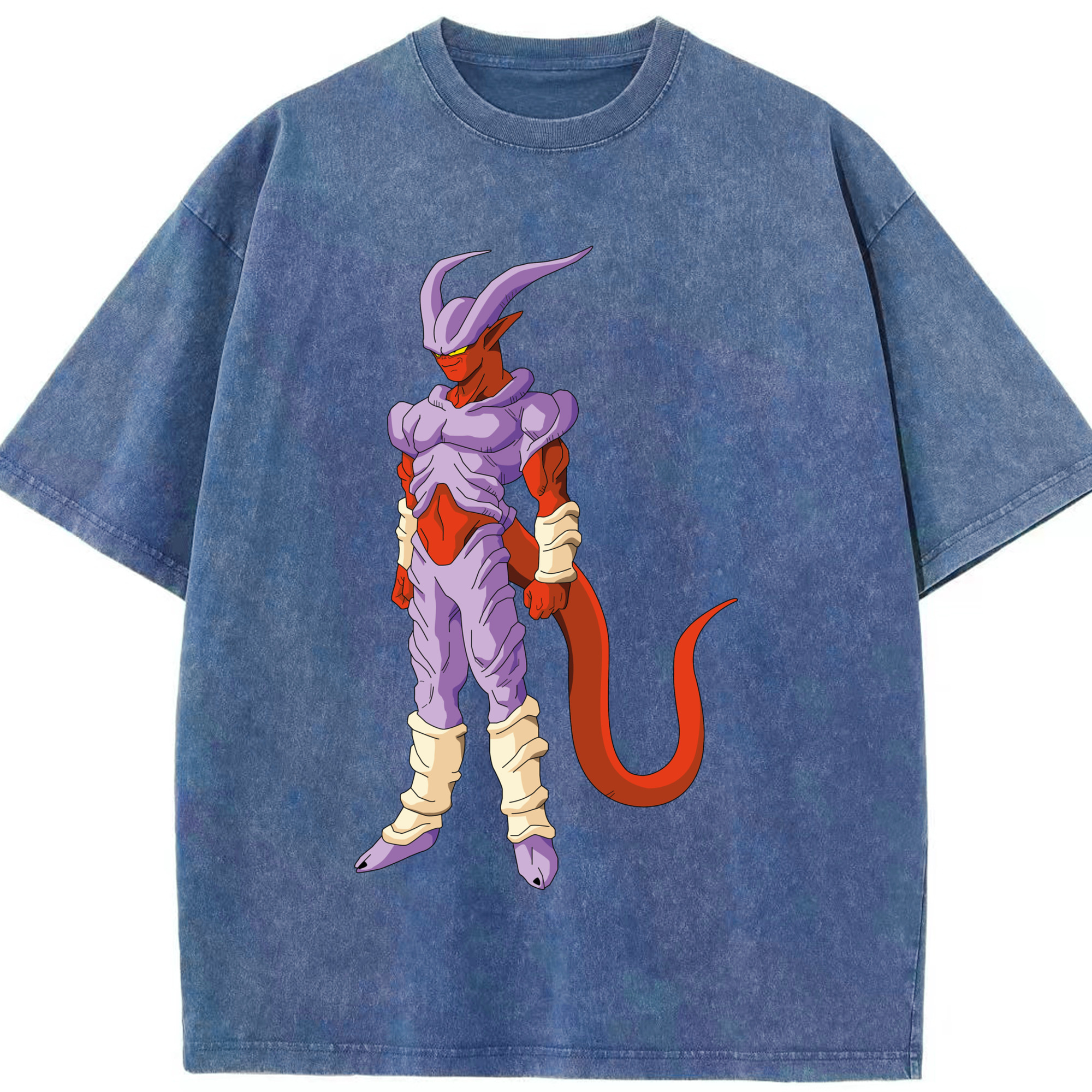 （画像用） ドラゴンボール ジャネンバ DRAGON BALL Janemba 綿100% ヴィンテージ風 半袖Tシャツ（フロントプリント）
