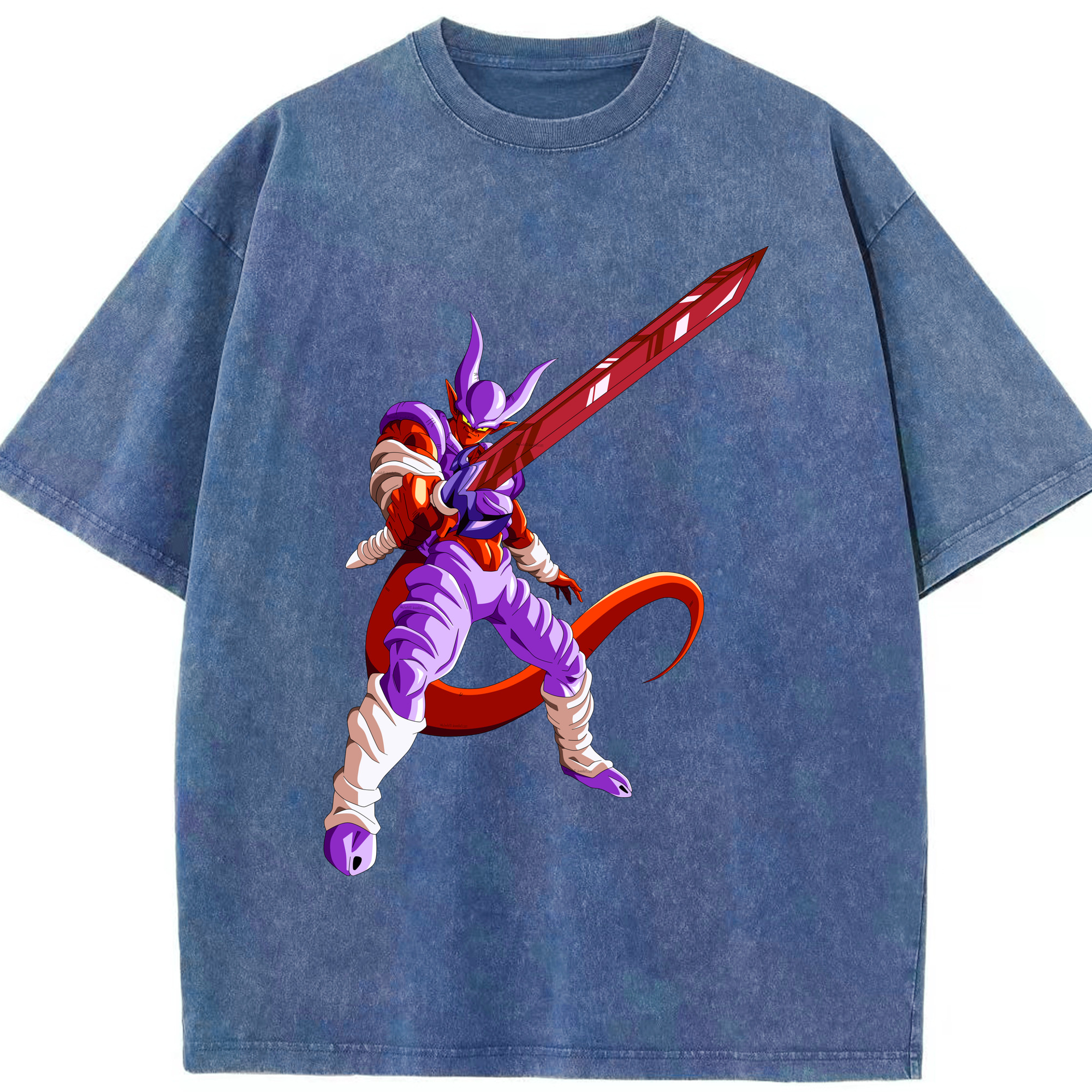 （画像用） ドラゴンボール ジャネンバ DRAGON BALL Janemba 綿100% ヴィンテージ風 半袖Tシャツ（フロントプリント）