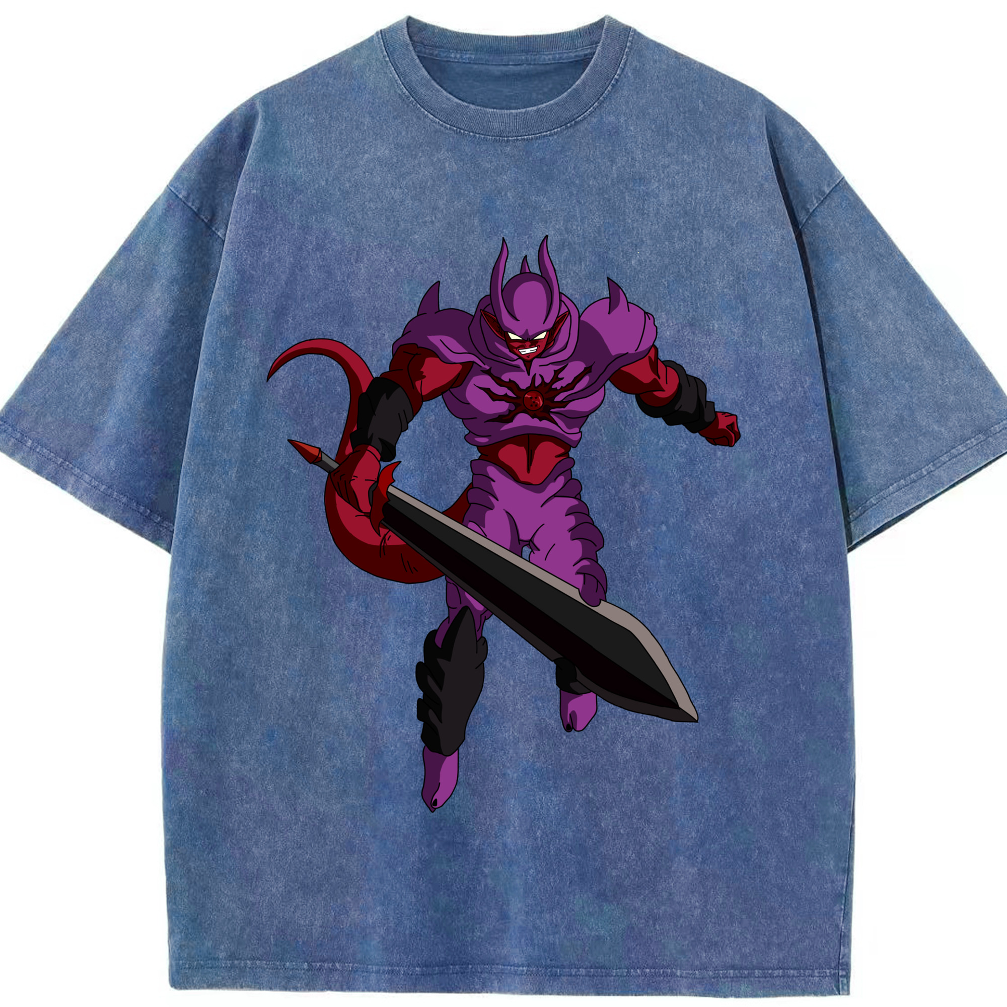 （画像用） ドラゴンボール ジャネンバ DRAGON BALL Janemba 綿100% ヴィンテージ風 半袖Tシャツ（フロントプリント）