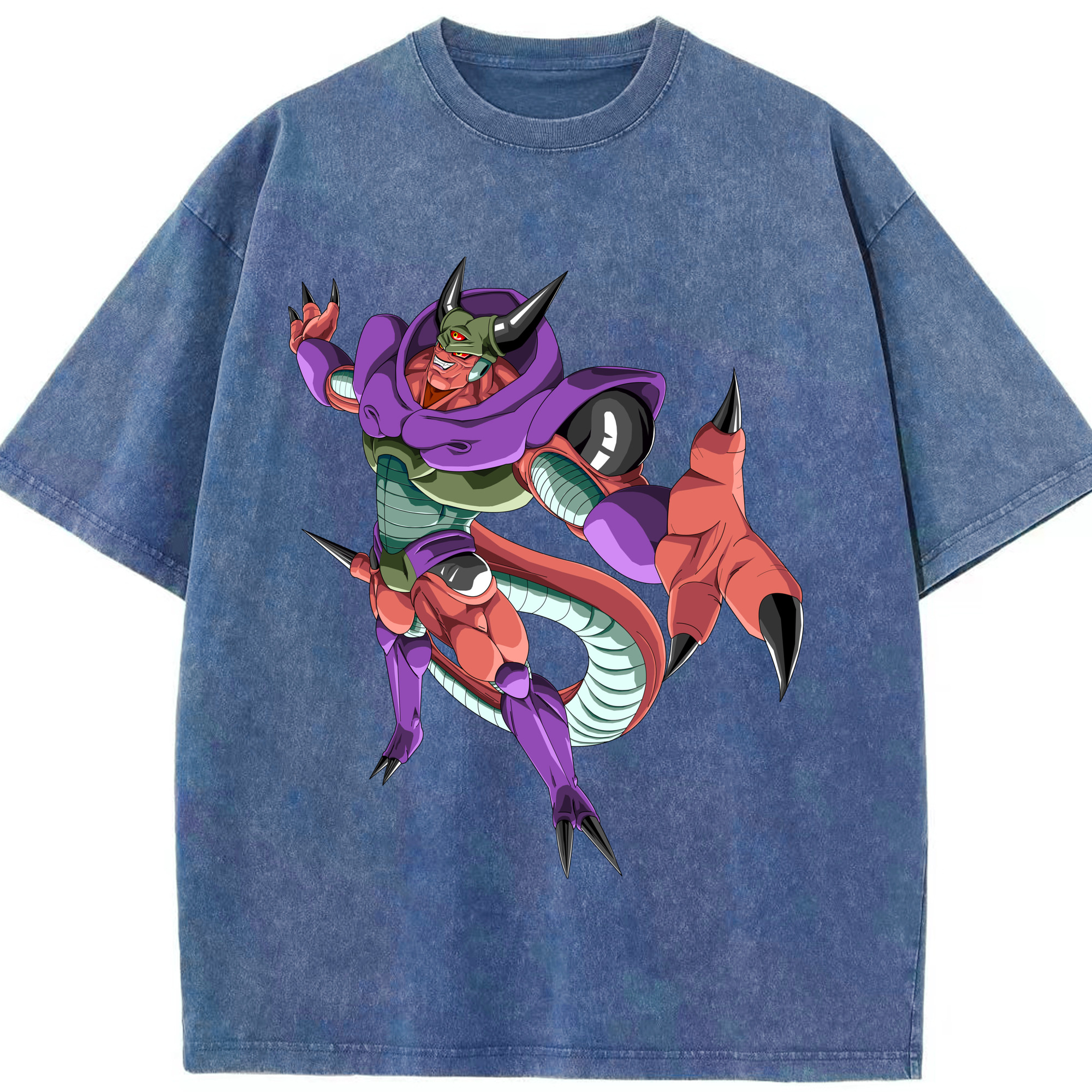 （画像用） ドラゴンボール ジャネンバ DRAGON BALL Janemba 綿100% ヴィンテージ風 半袖Tシャツ（フロントプリント）
