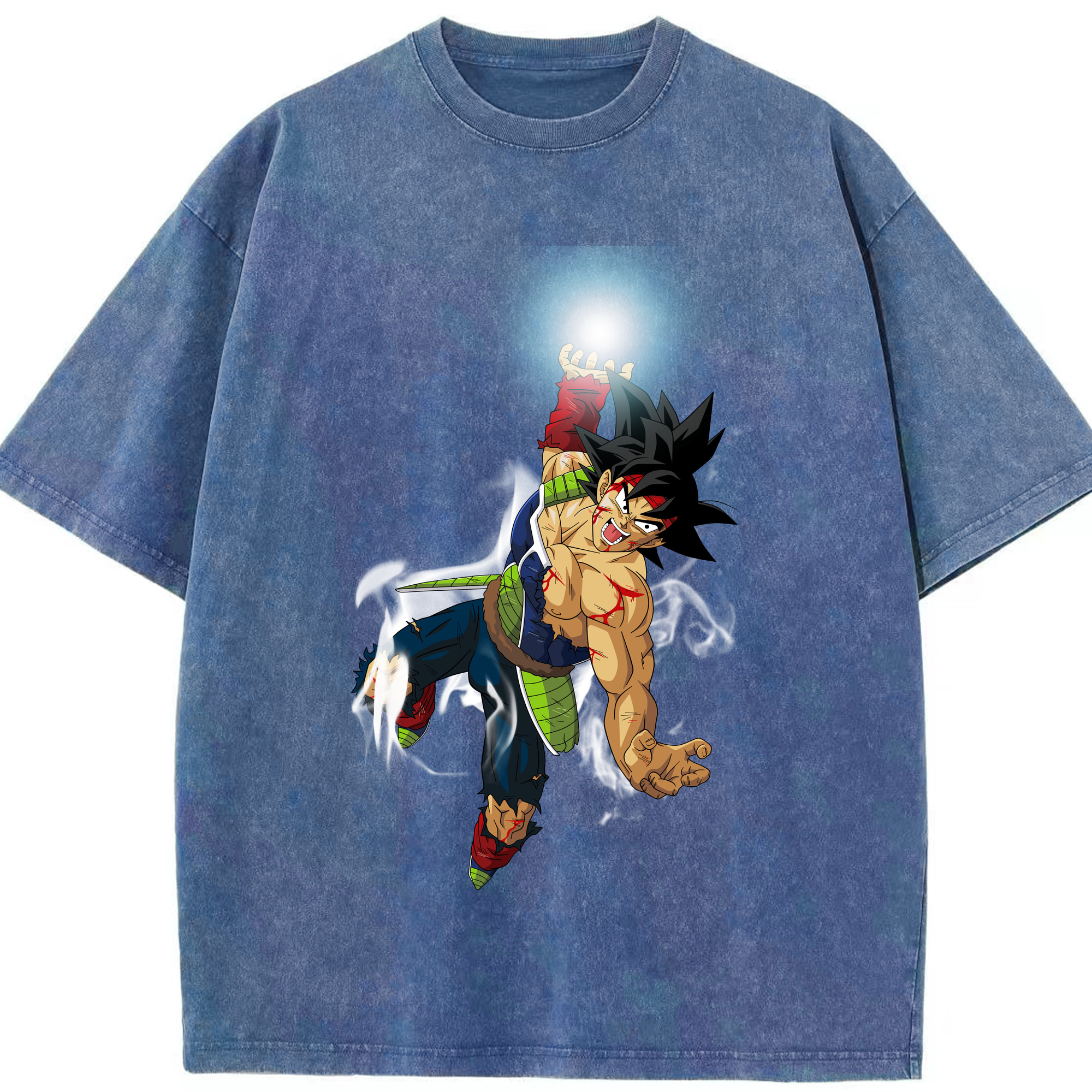 （画像用） ドラゴンボール バーダック DRAGON BALL Burdock 綿100% ヴィンテージ風 半袖Tシャツ（フロントプリント）
