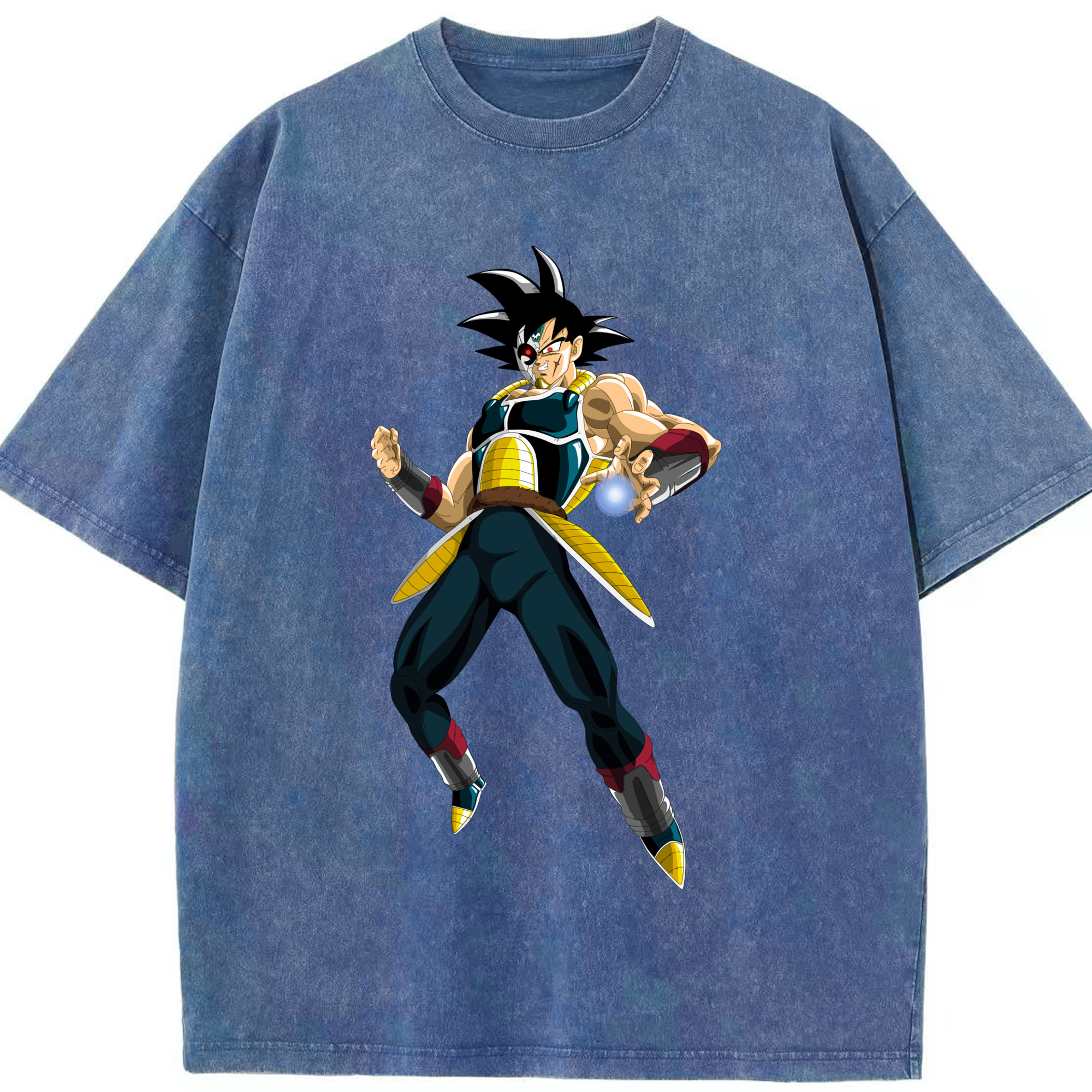 （画像用） ドラゴンボール バーダック DRAGON BALL Burdock 綿100% ヴィンテージ風 半袖Tシャツ（フロントプリント）