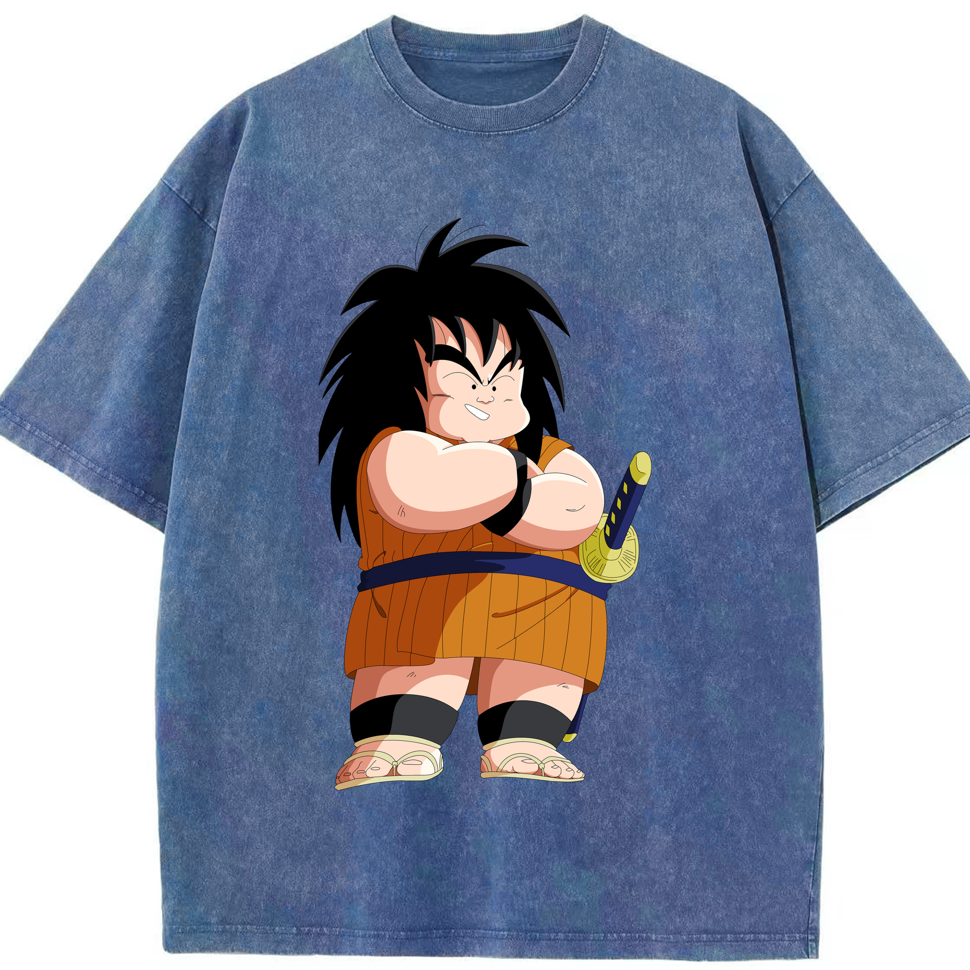 （画像用） ドラゴンボール やじろべえ DRAGON BALL Yajirobe 綿100% ヴィンテージ風 半袖Tシャツ（フロントプリント）