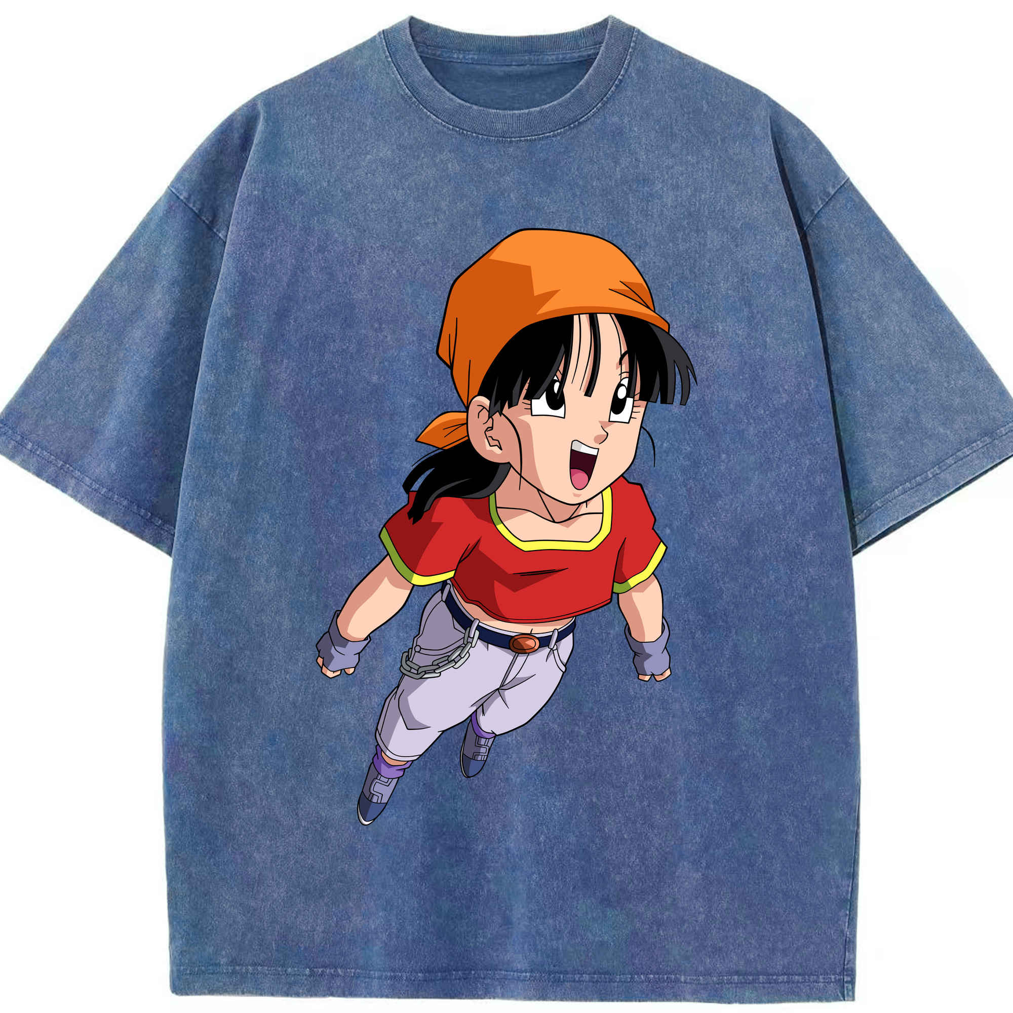 （画像用） ドラゴンボール パン DRAGON BALL Pan 綿100% ヴィンテージ風 半袖Tシャツ（フロントプリント）