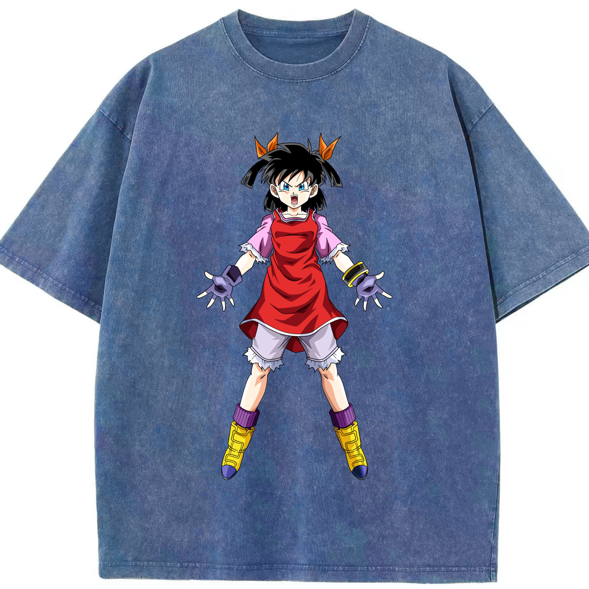 （画像用） ドラゴンボール パン DRAGON BALL Pan 綿100% ヴィンテージ風 半袖Tシャツ（フロントプリント）