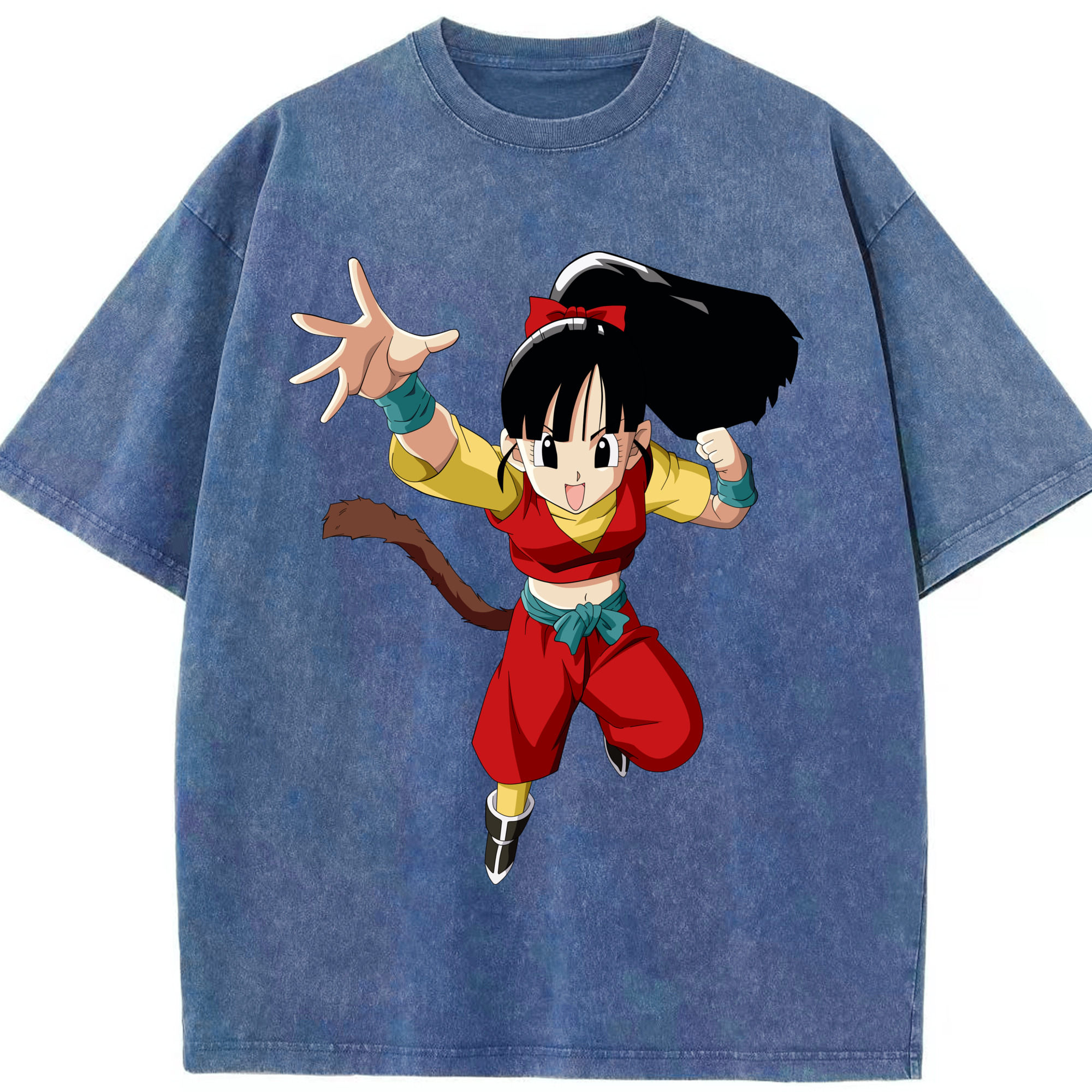 （画像用） ドラゴンボール パン DRAGON BALL Pan 綿100% ヴィンテージ風 半袖Tシャツ（フロントプリント）