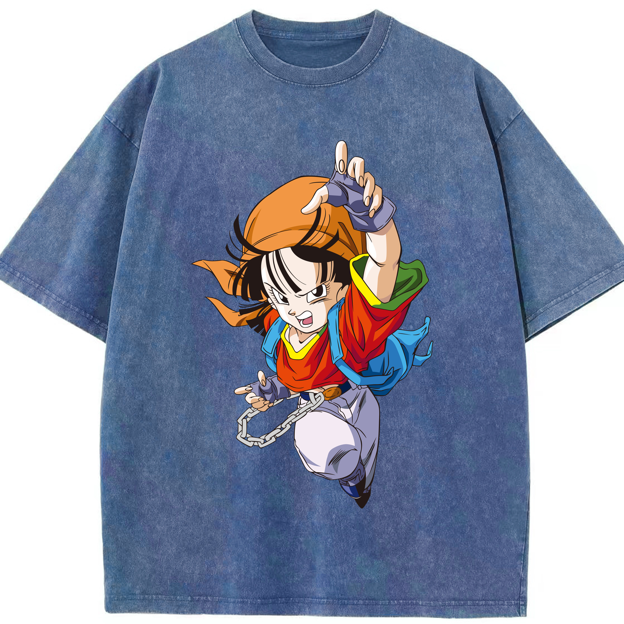 （画像用） ドラゴンボール パン DRAGON BALL Pan 綿100% ヴィンテージ風 半袖Tシャツ（フロントプリント）