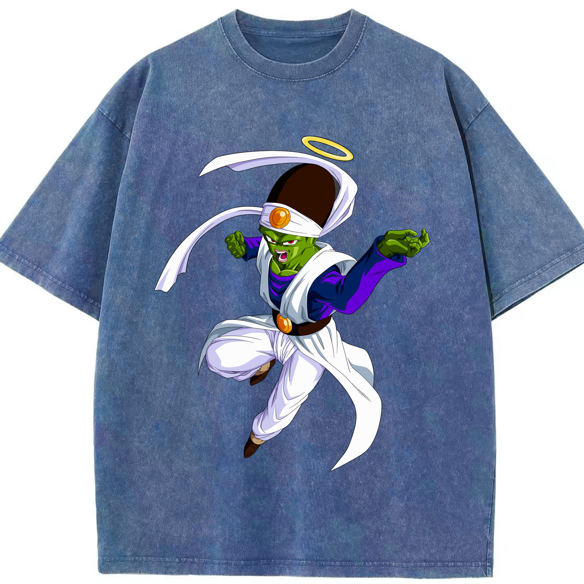 （画像用） ドラゴンボール パイクーハン DRAGON BALL Pikkon 綿100% ヴィンテージ風 半袖Tシャツ（フロントプリント）