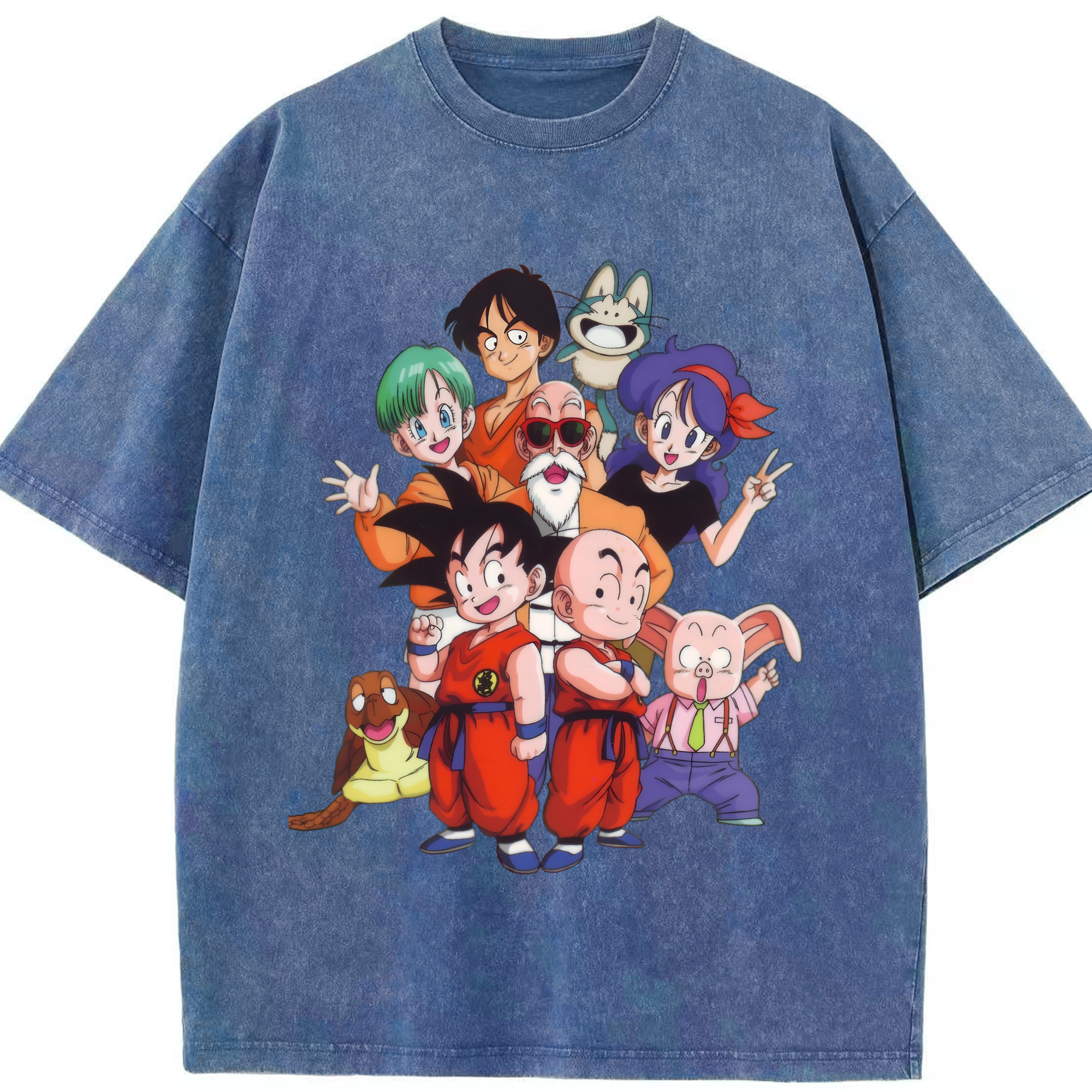 （画像用） ドラゴンボール DRAGON BALL 綿100% ヴィンテージ風 半袖Tシャツ（フロントプリント）