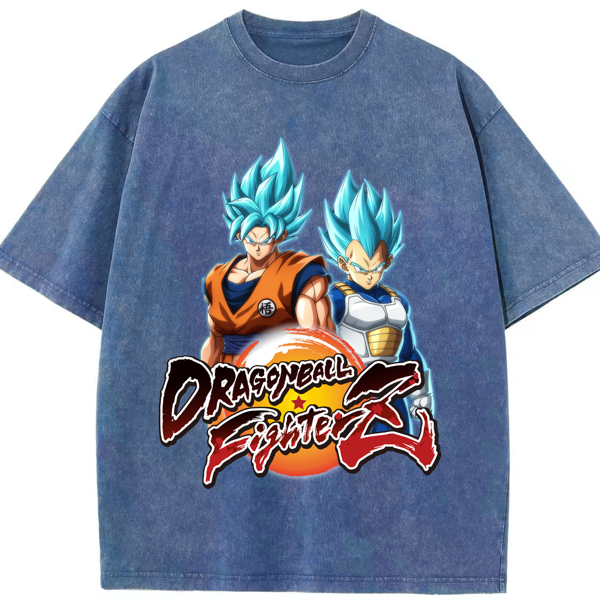 （画像用） ドラゴンボール DRAGON BALL 綿100% ヴィンテージ風 半袖Tシャツ（フロントプリント）