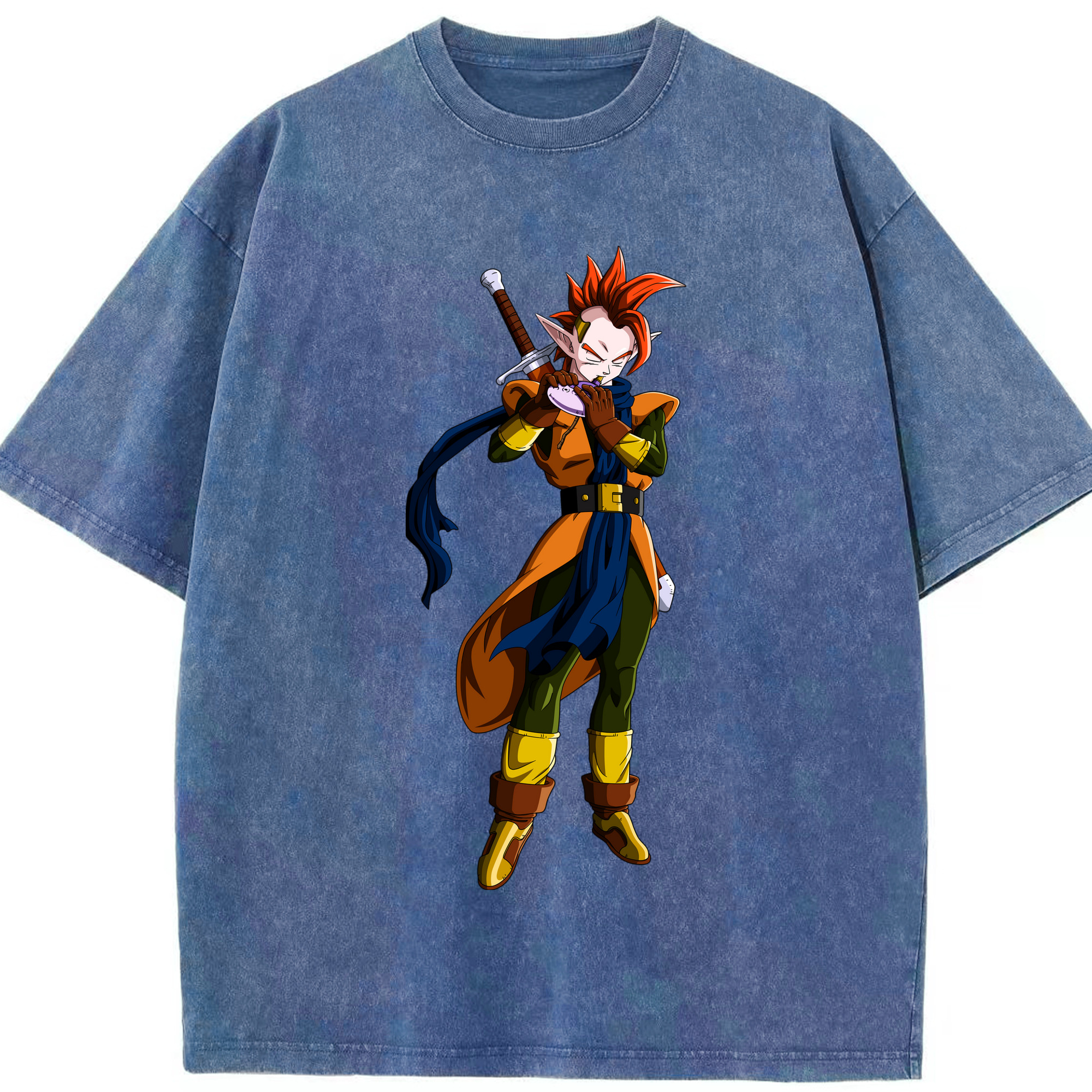 （画像用） ドラゴンボール DRAGON BALL 綿100% ヴィンテージ風 半袖Tシャツ（フロントプリント）