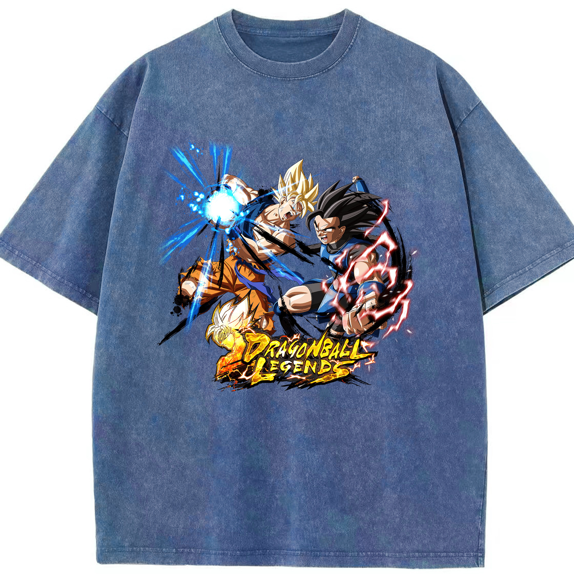 （画像用） ドラゴンボール DRAGON BALL 綿100% ヴィンテージ風 半袖Tシャツ（フロントプリント）