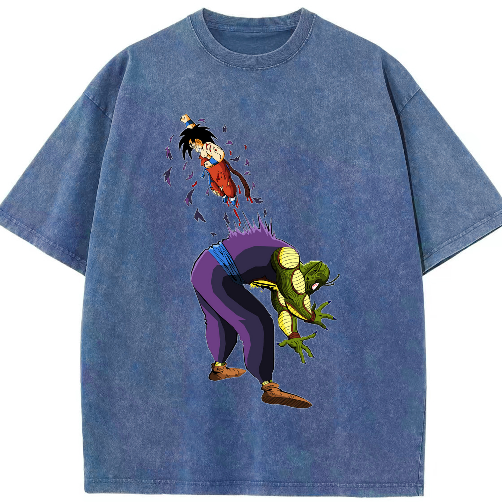 （画像用） ドラゴンボール DRAGON BALL 綿100% ヴィンテージ風 半袖Tシャツ（フロントプリント）