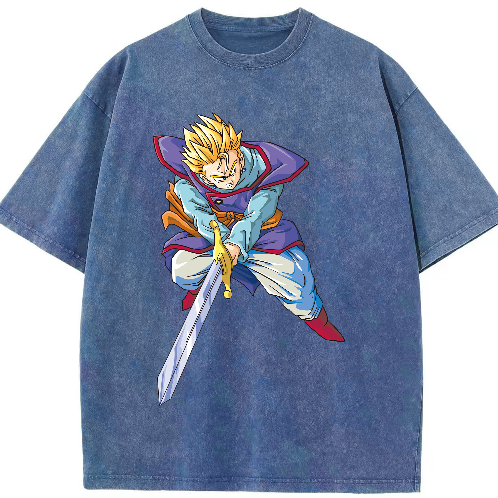 （画像用） ドラゴンボール DRAGON BALL 綿100% ヴィンテージ風 半袖Tシャツ（フロントプリント）
