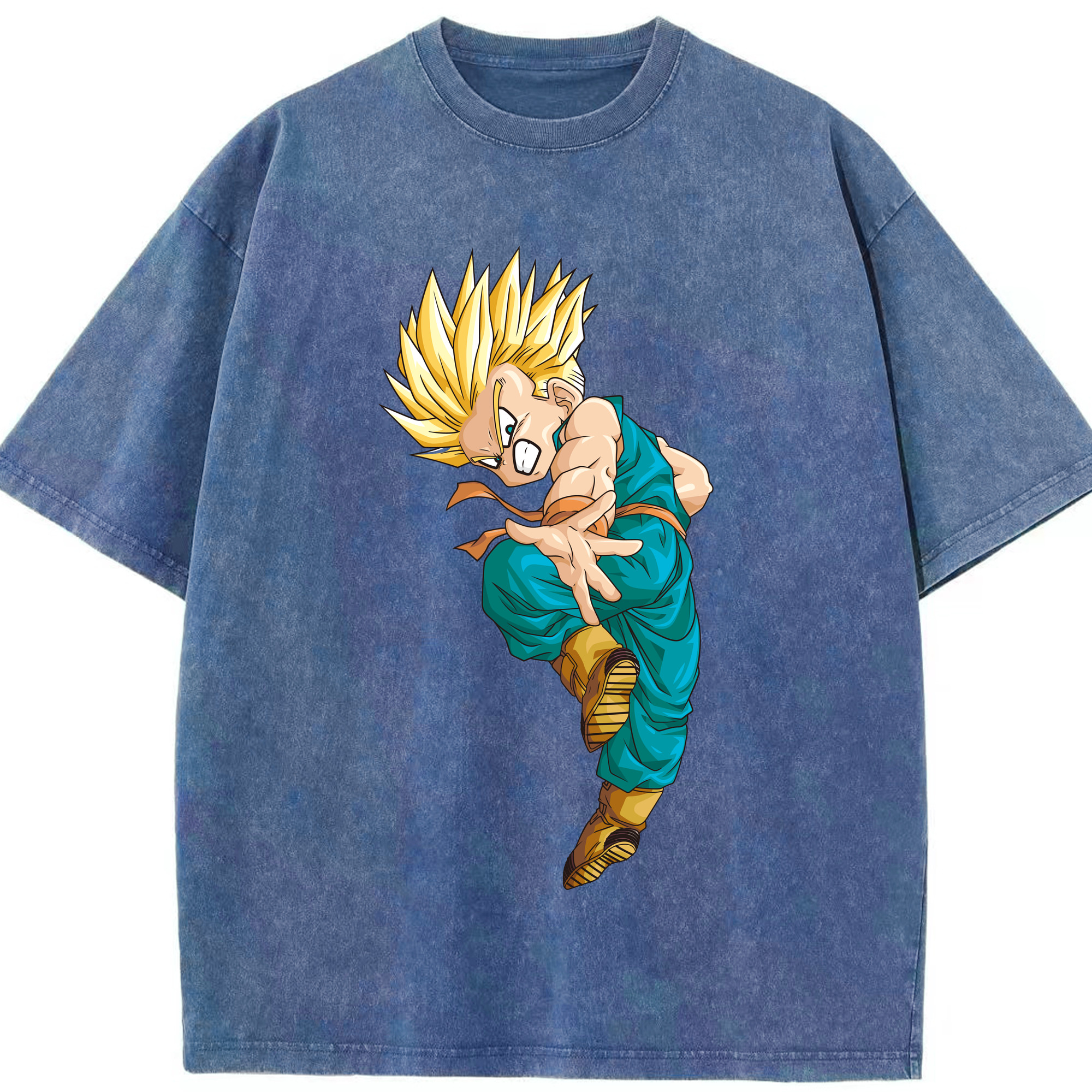 （画像用） ドラゴンボール DRAGON BALL 綿100% ヴィンテージ風 半袖Tシャツ（フロントプリント）