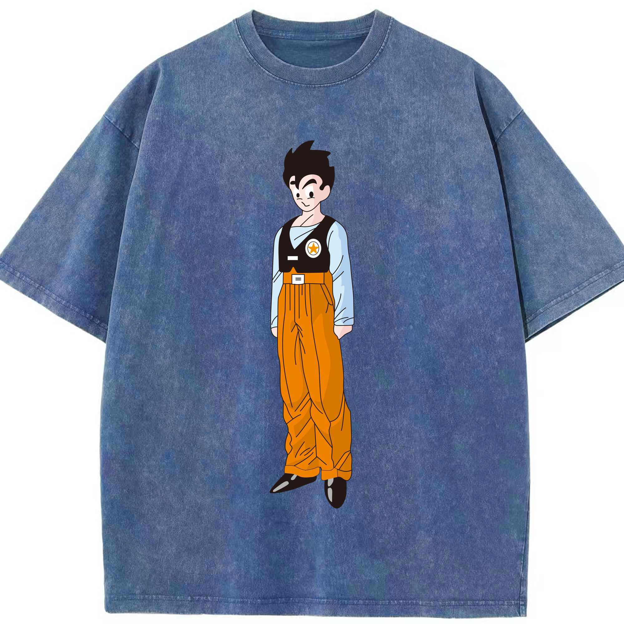 （画像用） ドラゴンボール DRAGON BALL 綿100% ヴィンテージ風 半袖Tシャツ（フロントプリント）
