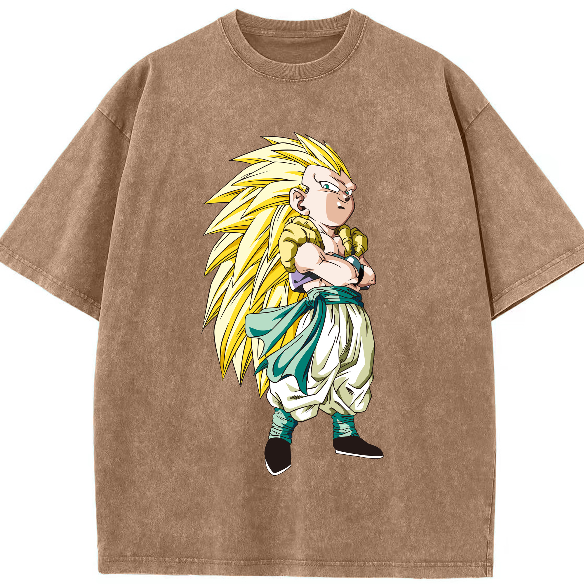 （画像用） ドラゴンボール ベジット DRAGON BALL Vegetto 綿100% ヴィンテージ風 半袖Tシャツ（フロントプリント）