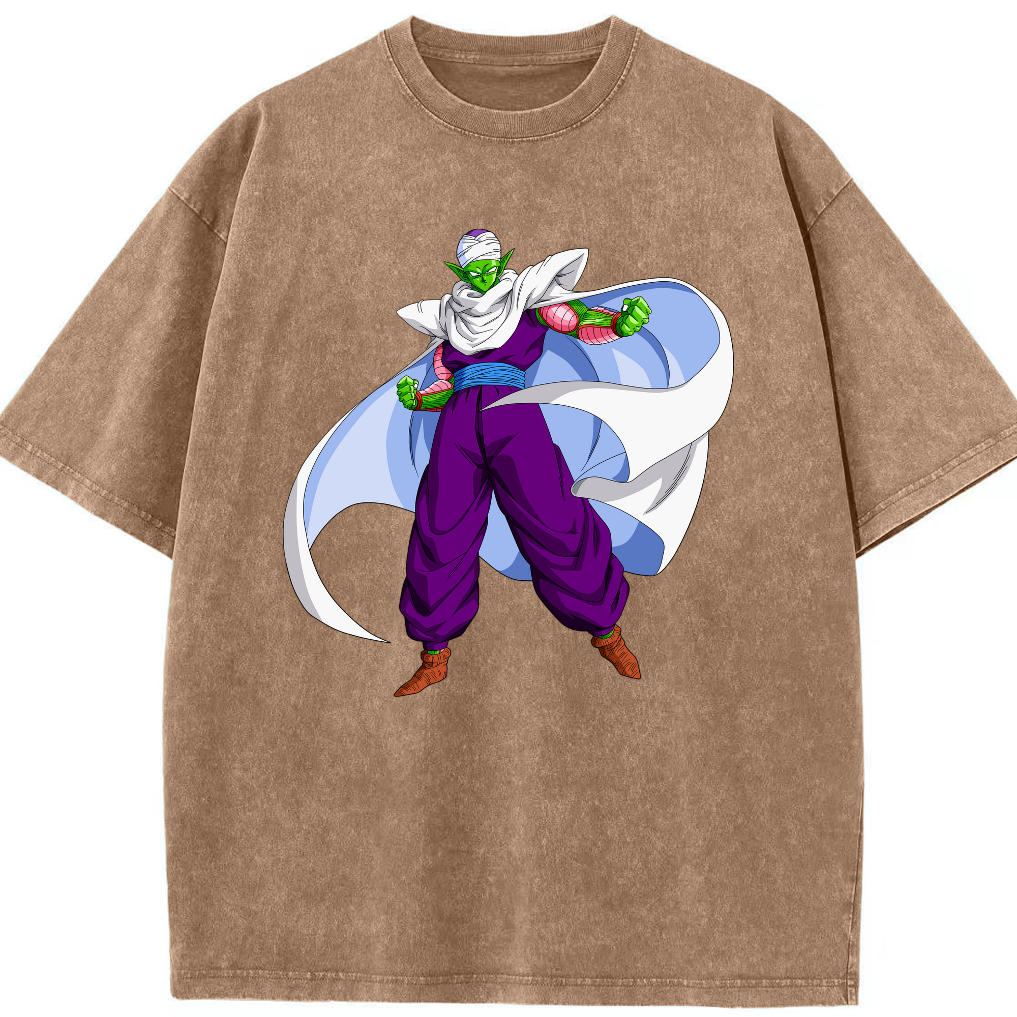 （画像用） ドラゴンボール ピッコロ DRAGON BALL Piccolo 綿100% ヴィンテージ風 半袖Tシャツ（フロントプリント）
