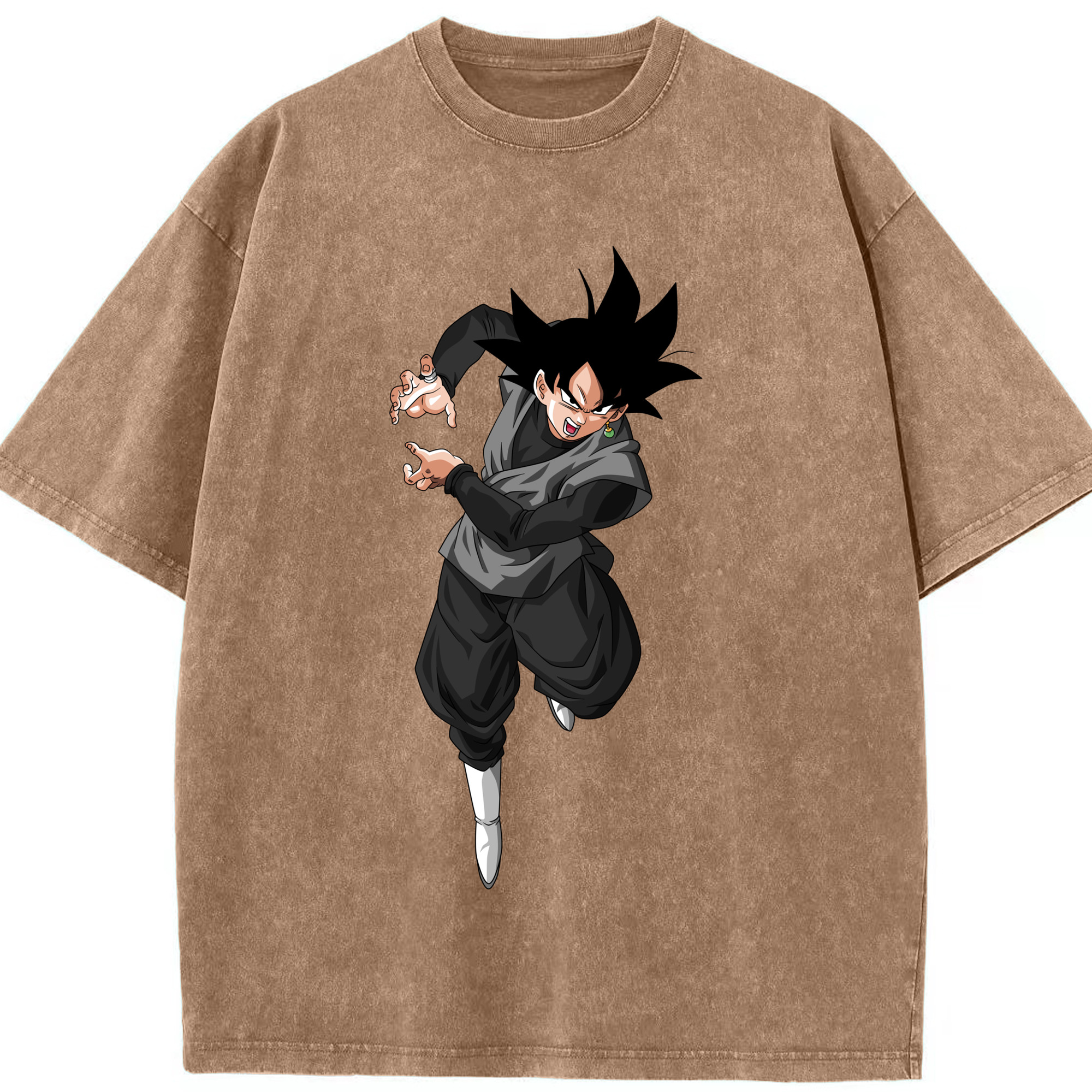 （画像用） ドラゴンボール ベジータ四世（Bejīta Yonsei）DRAGON BALL Vegeta IV 綿100% ヴィンテージ風 半袖Tシャツ（フロントプリント）