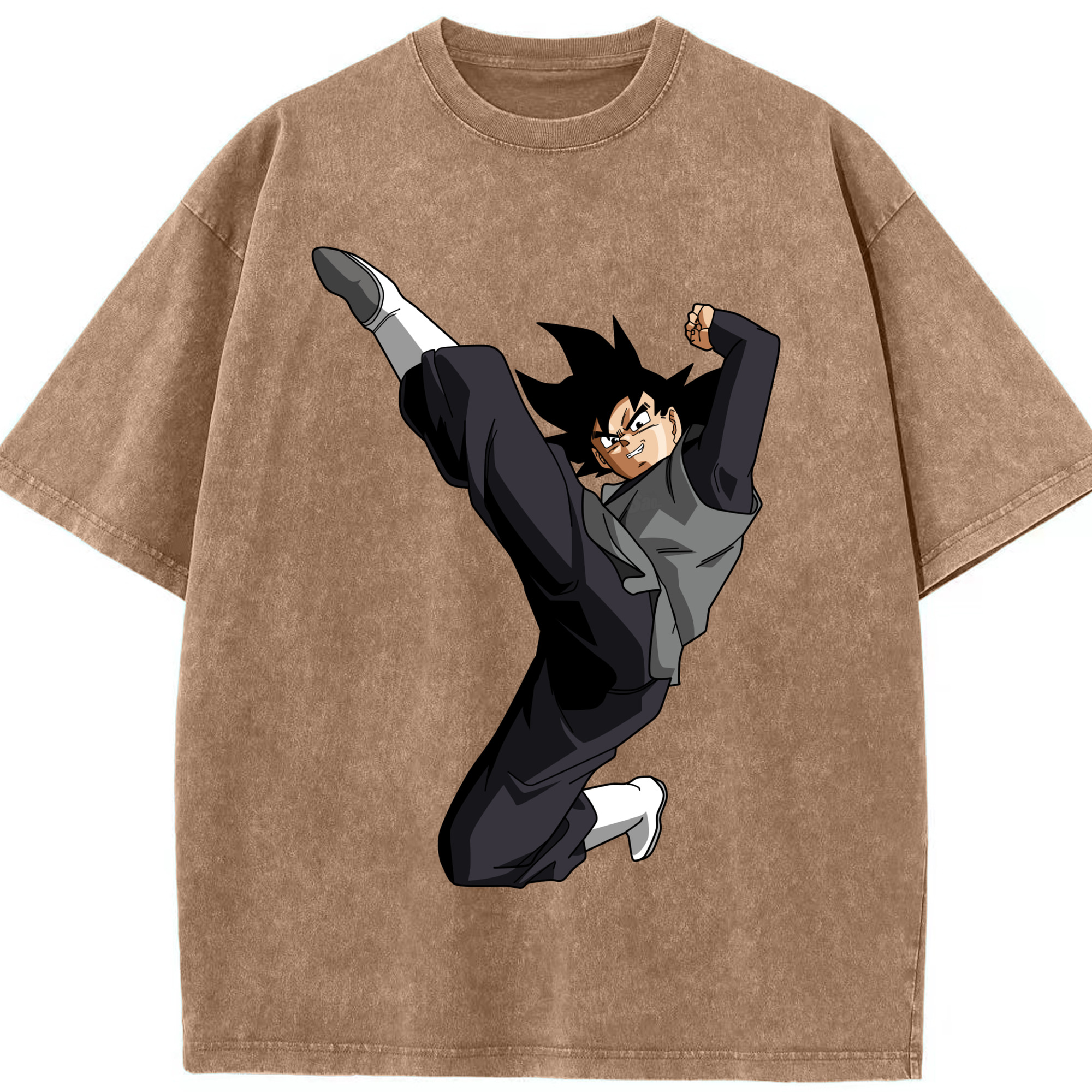 （画像用） ドラゴンボール ベジータ四世（Bejīta Yonsei）DRAGON BALL Vegeta IV 綿100% ヴィンテージ風 半袖Tシャツ（フロントプリント）