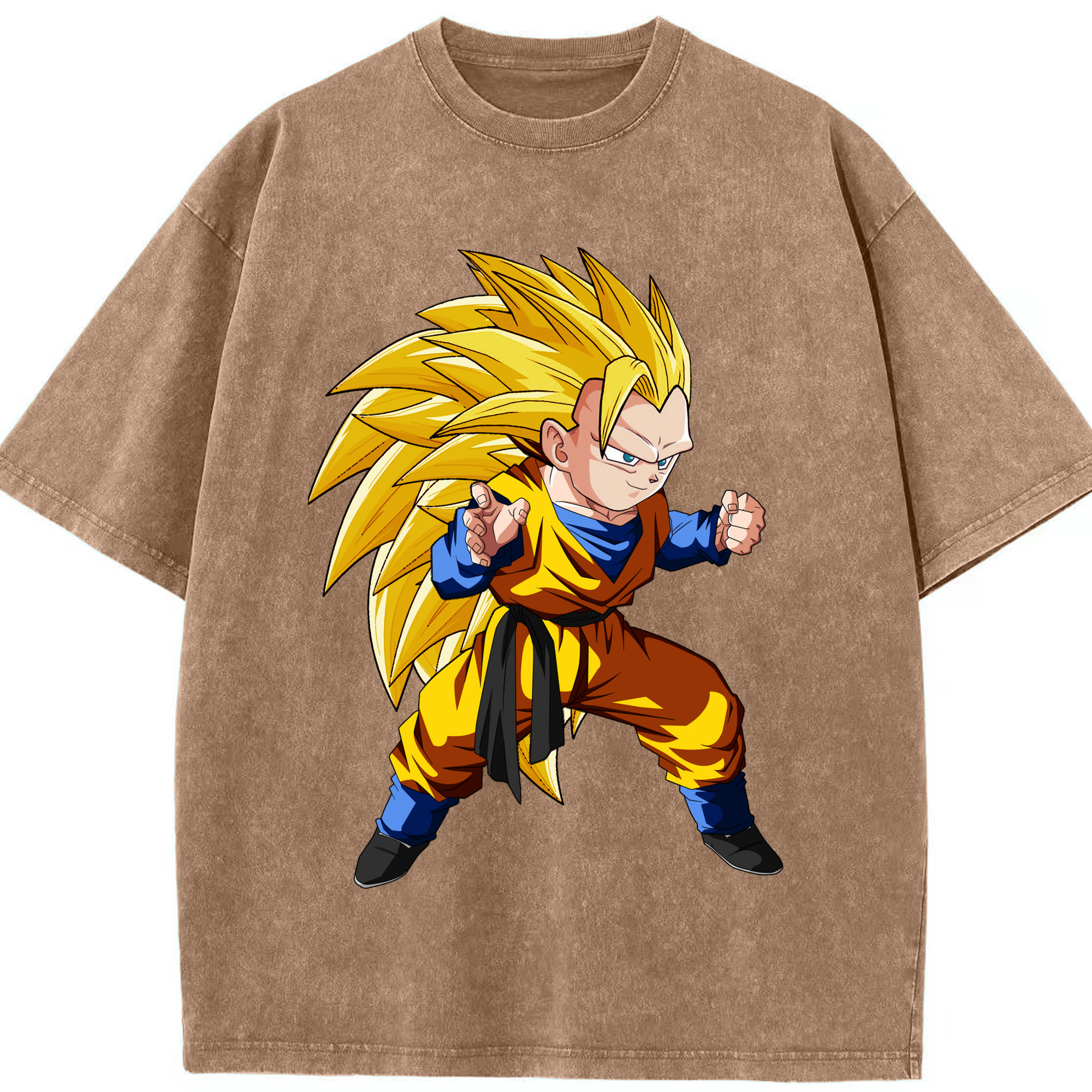 （画像用） ドラゴンボール ベジータ四世（Bejīta Yonsei）DRAGON BALL Vegeta IV 綿100% ヴィンテージ風 半袖Tシャツ（フロントプリント）