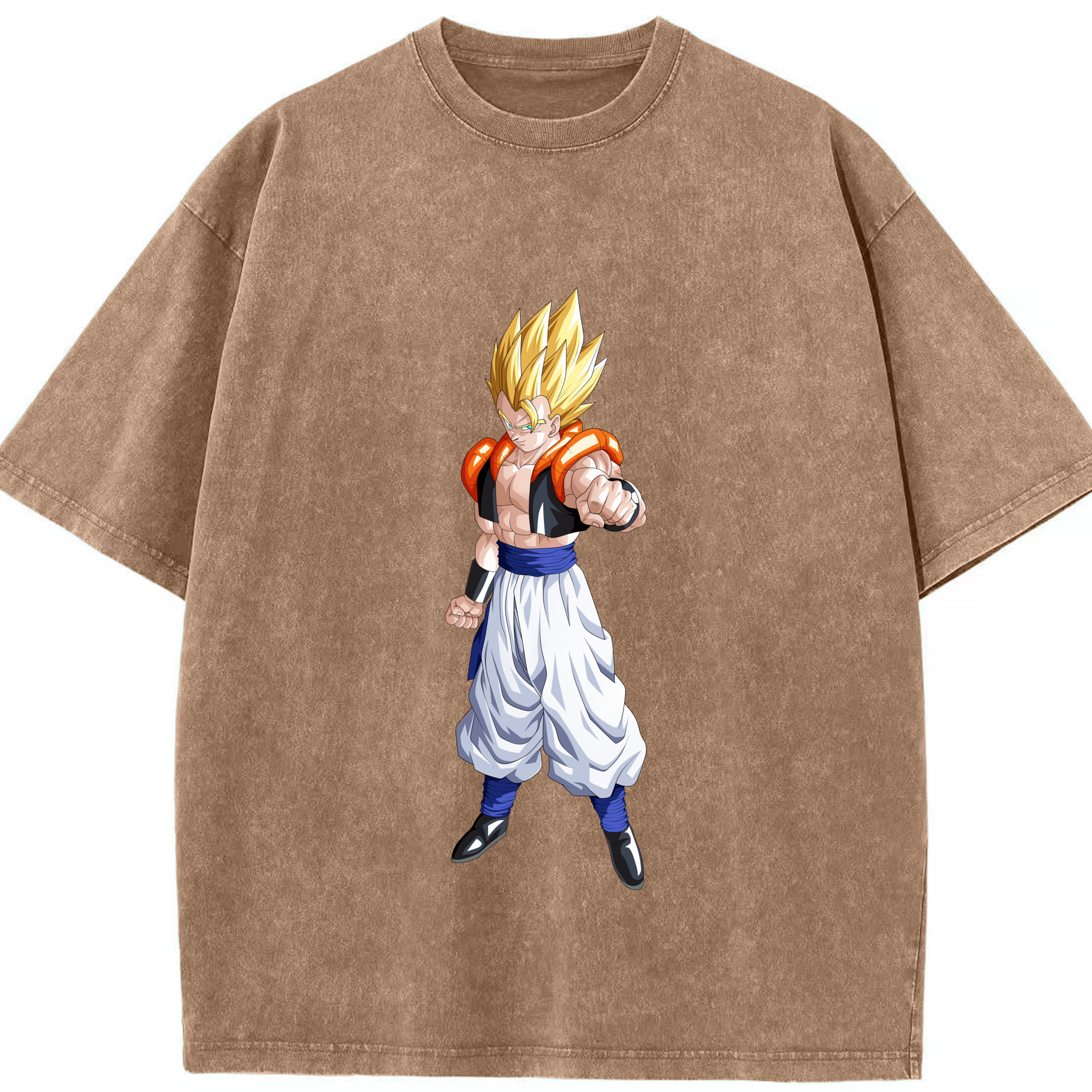 （画像用） ドラゴンボール ベジータ四世（Bejīta Yonsei）DRAGON BALL Vegeta IV 綿100% ヴィンテージ風 半袖Tシャツ（フロントプリント）