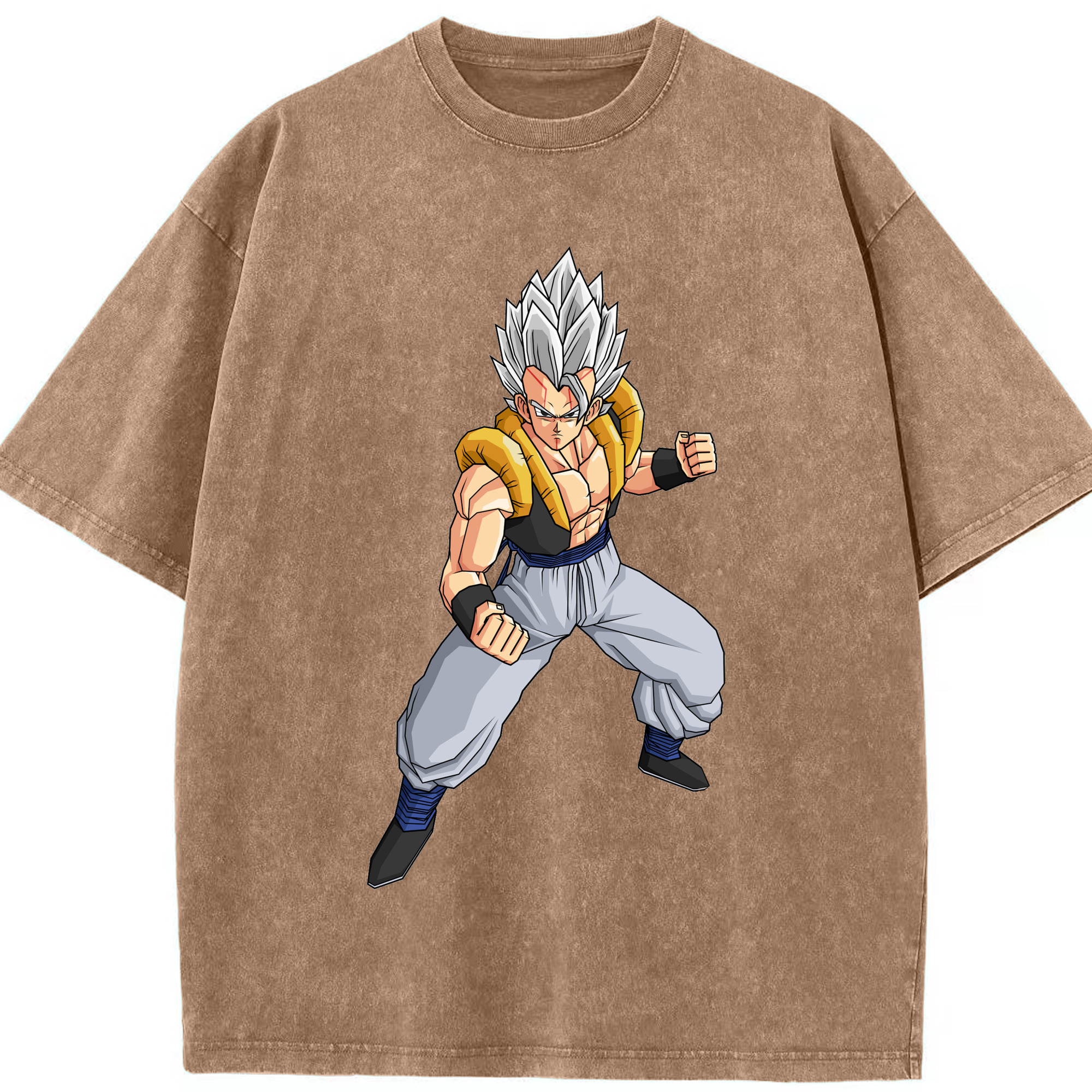 （画像用） ドラゴンボール ベジータ四世（Bejīta Yonsei）DRAGON BALL Vegeta IV 綿100% ヴィンテージ風 半袖Tシャツ（フロントプリント）