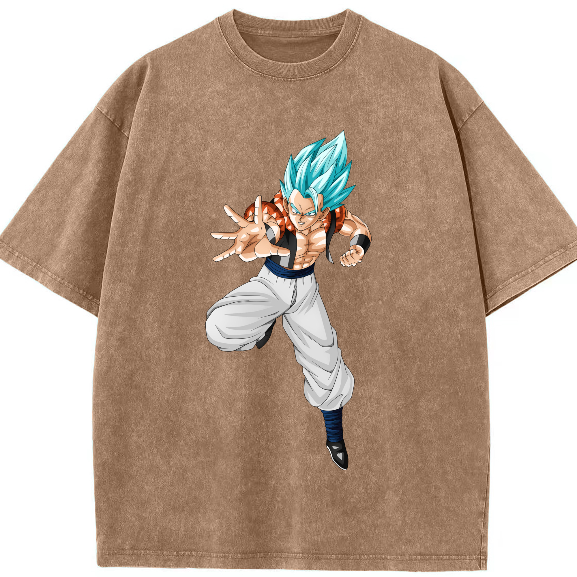 （画像用） ドラゴンボール ベジータ四世（Bejīta Yonsei）DRAGON BALL Vegeta IV 綿100% ヴィンテージ風 半袖Tシャツ（フロントプリント）