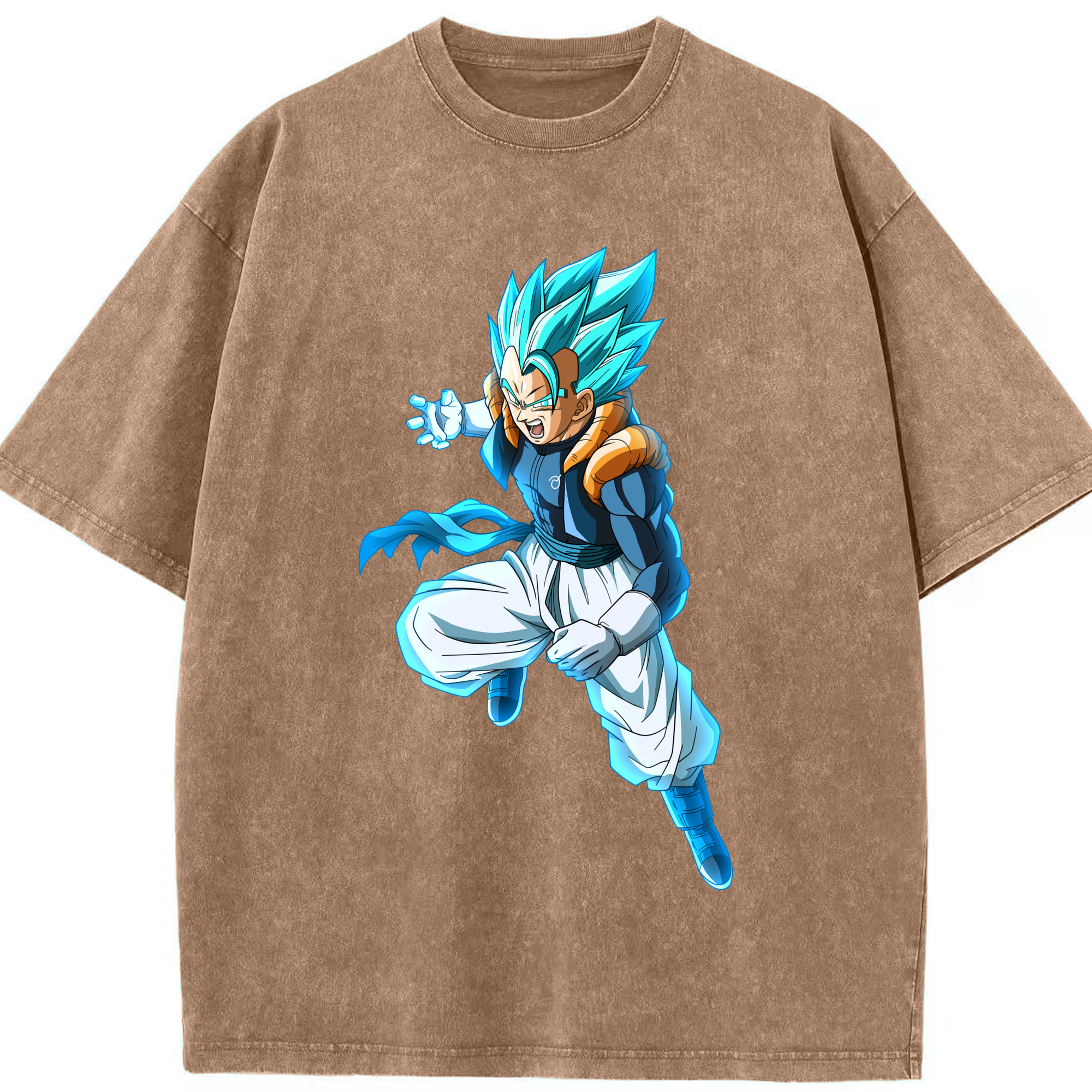 （画像用） ドラゴンボール ベジータ四世（Bejīta Yonsei）DRAGON BALL Vegeta IV 綿100% ヴィンテージ風 半袖Tシャツ（フロントプリント）