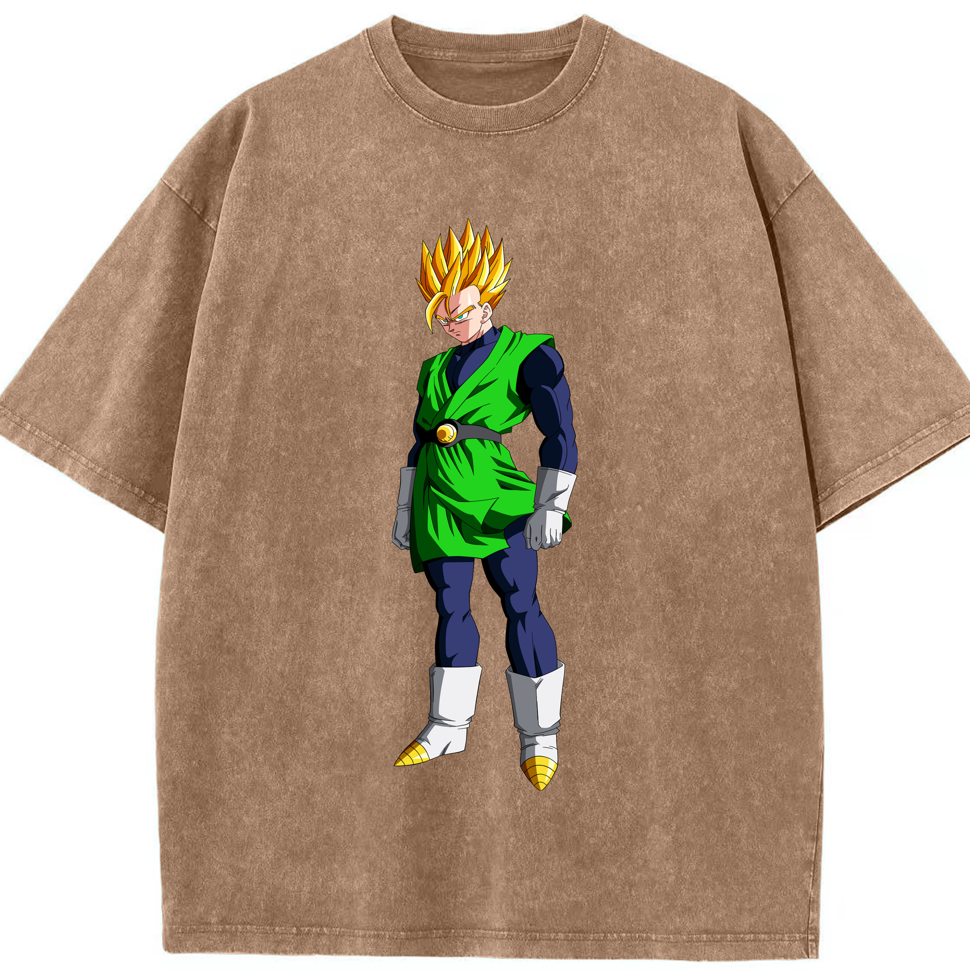 （画像用） ドラゴンボール 孫 悟飯（そんごはん）DRAGON BALL Son Gohan 綿100% ヴィンテージ風 半袖Tシャツ（フロントプリント）