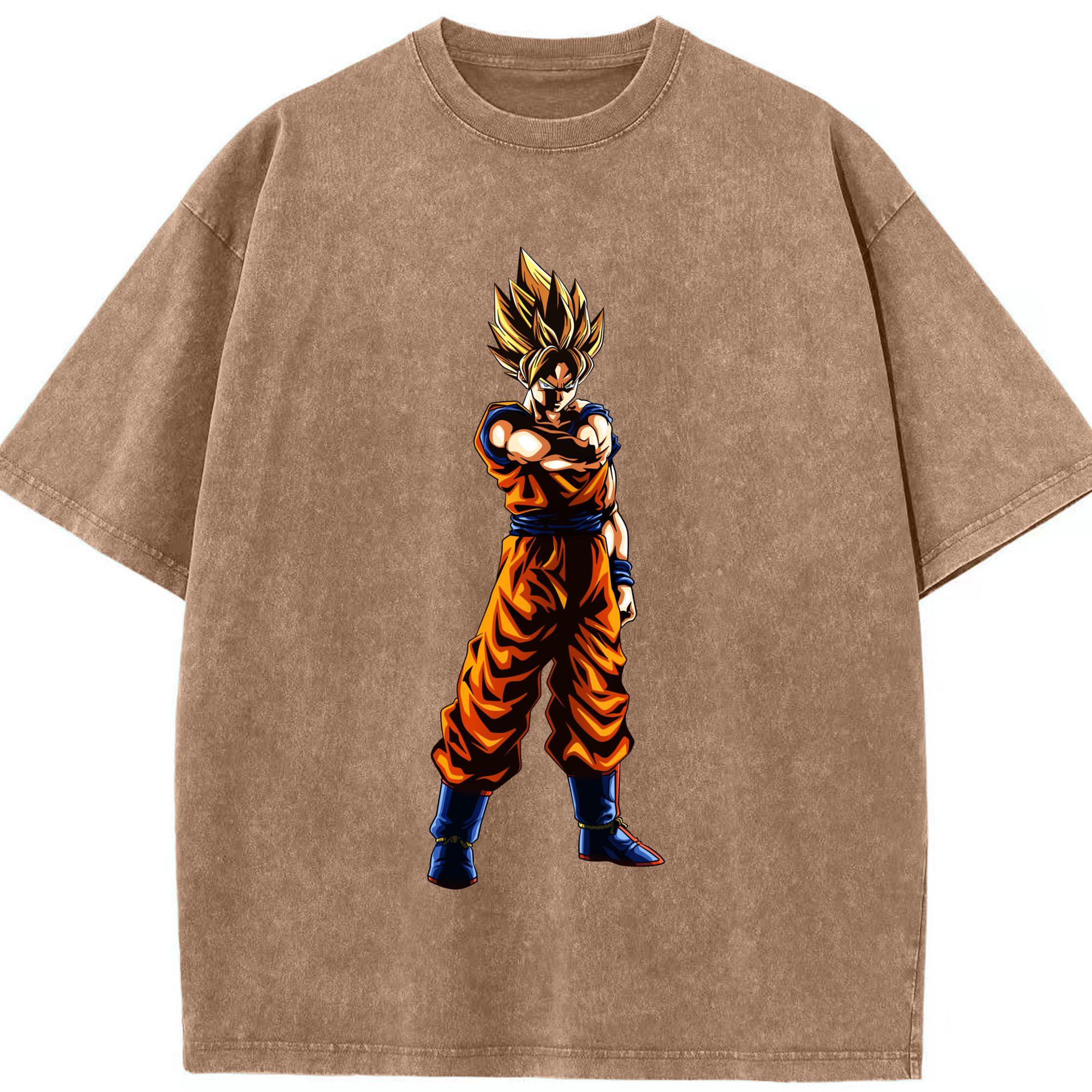 （画像用） ドラゴンボール 孫 悟飯（そんごはん）DRAGON BALL Son Gohan 綿100% ヴィンテージ風 半袖Tシャツ（フロントプリント）