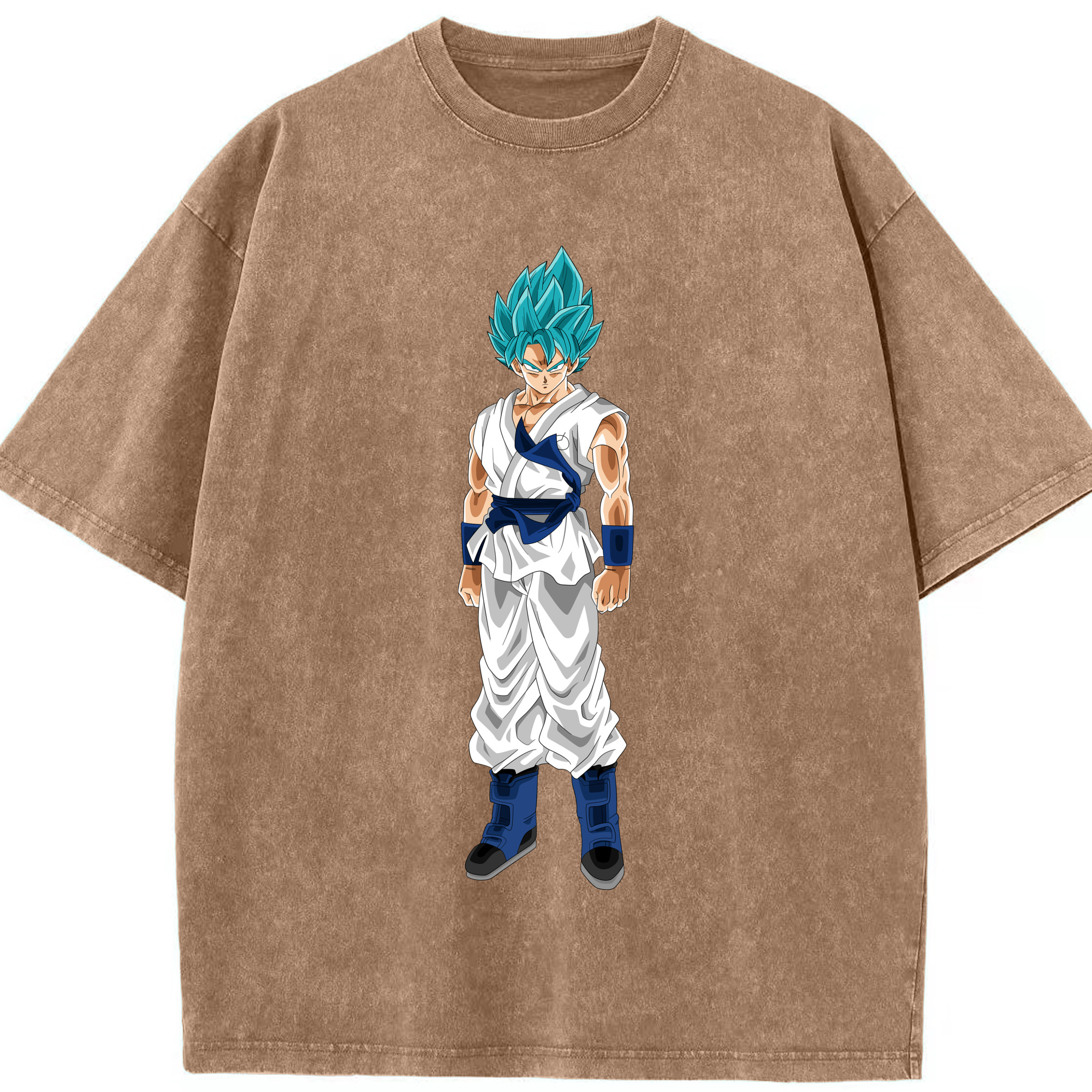 （画像用） ドラゴンボール 孫 悟飯（そんごはん）DRAGON BALL Son Gohan 綿100% ヴィンテージ風 半袖Tシャツ（フロントプリント）