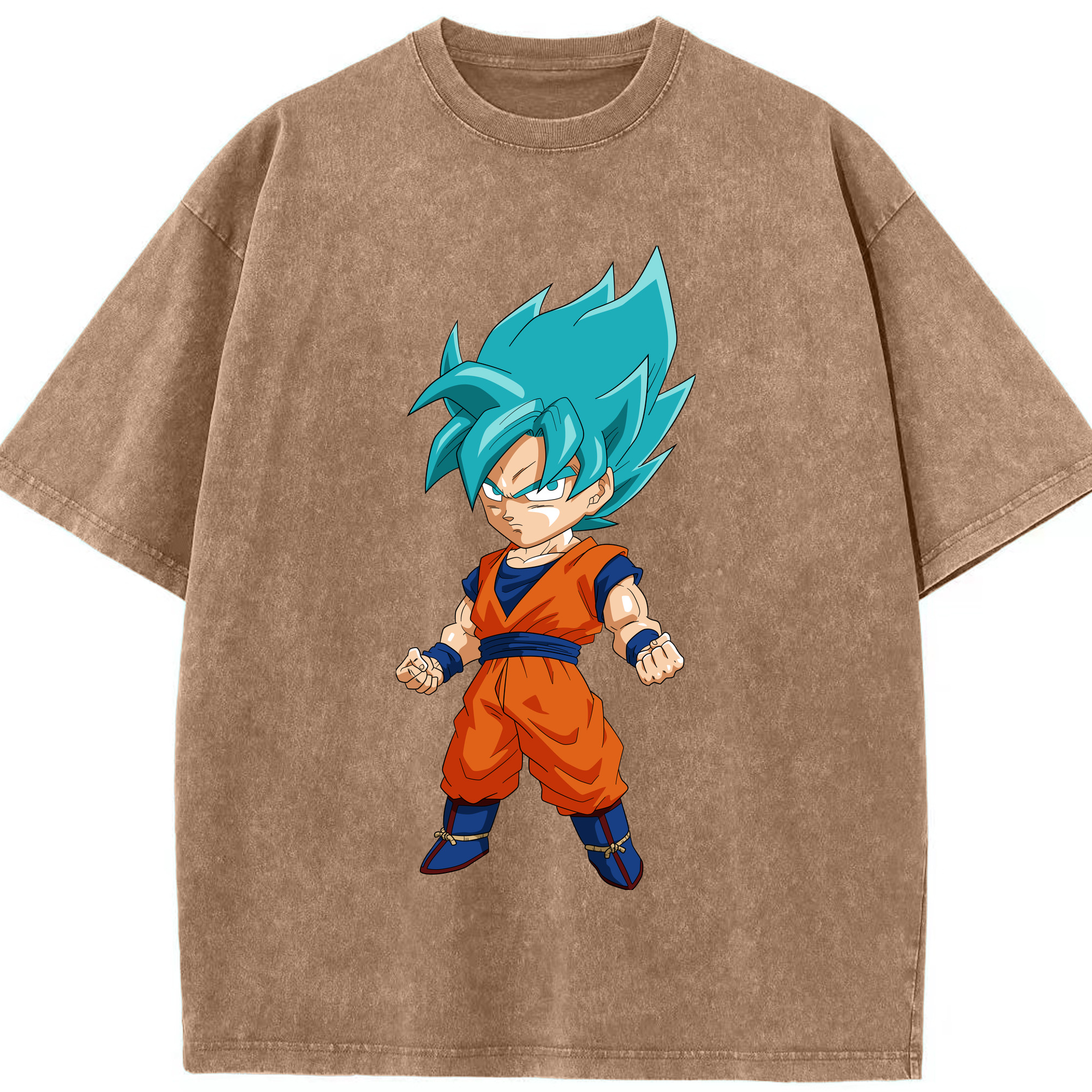 （画像用） ドラゴンボール 孫 悟飯（そんごはん）DRAGON BALL Son Gohan 綿100% ヴィンテージ風 半袖Tシャツ（フロントプリント）