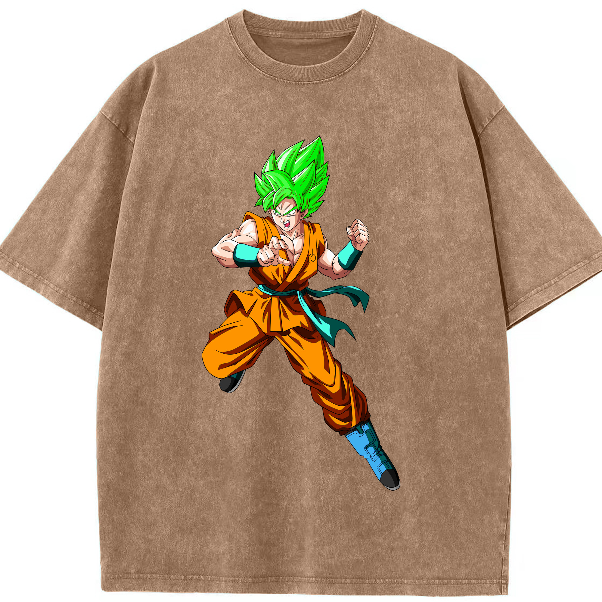 （画像用） ドラゴンボール 孫 悟飯（そんごはん）DRAGON BALL Son Gohan 綿100% ヴィンテージ風 半袖Tシャツ（フロントプリント）