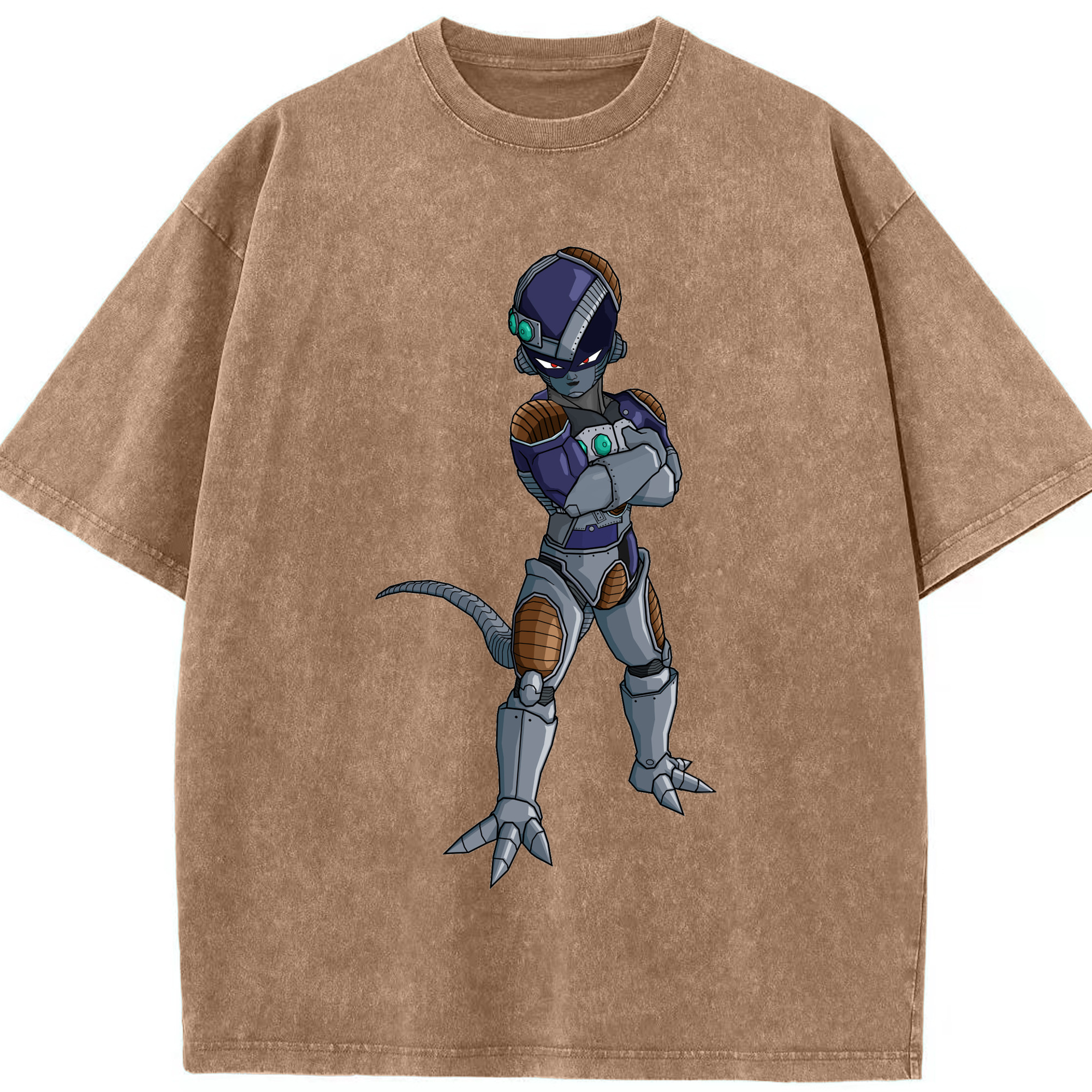 （画像用） ドラゴンボール フリーザ DRAGON BALL Frieza 綿100% ヴィンテージ風 半袖Tシャツ（フロントプリント）