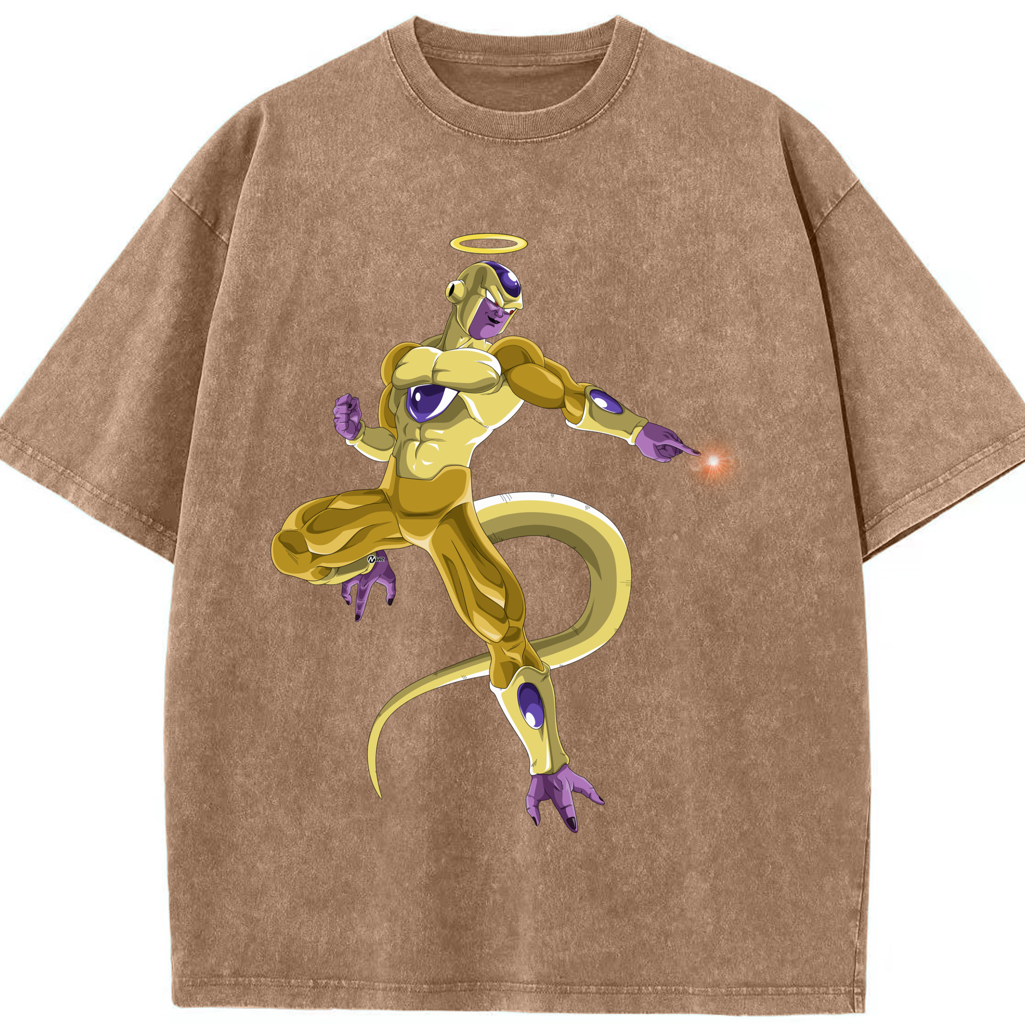 （画像用） ドラゴンボール フリーザ DRAGON BALL Frieza 綿100% ヴィンテージ風 半袖Tシャツ（フロントプリント）