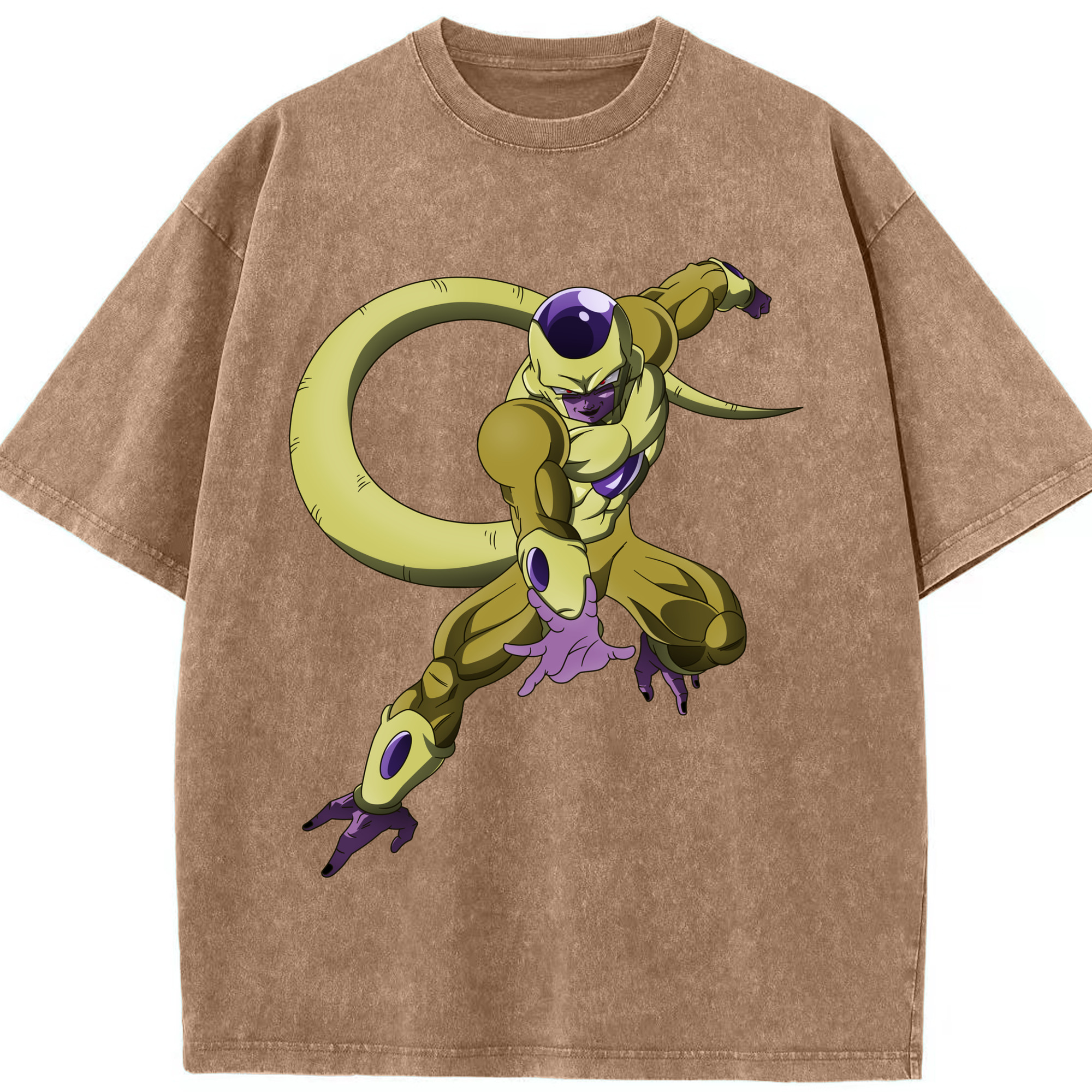 （画像用） ドラゴンボール フリーザ DRAGON BALL Frieza 綿100% ヴィンテージ風 半袖Tシャツ（フロントプリント）