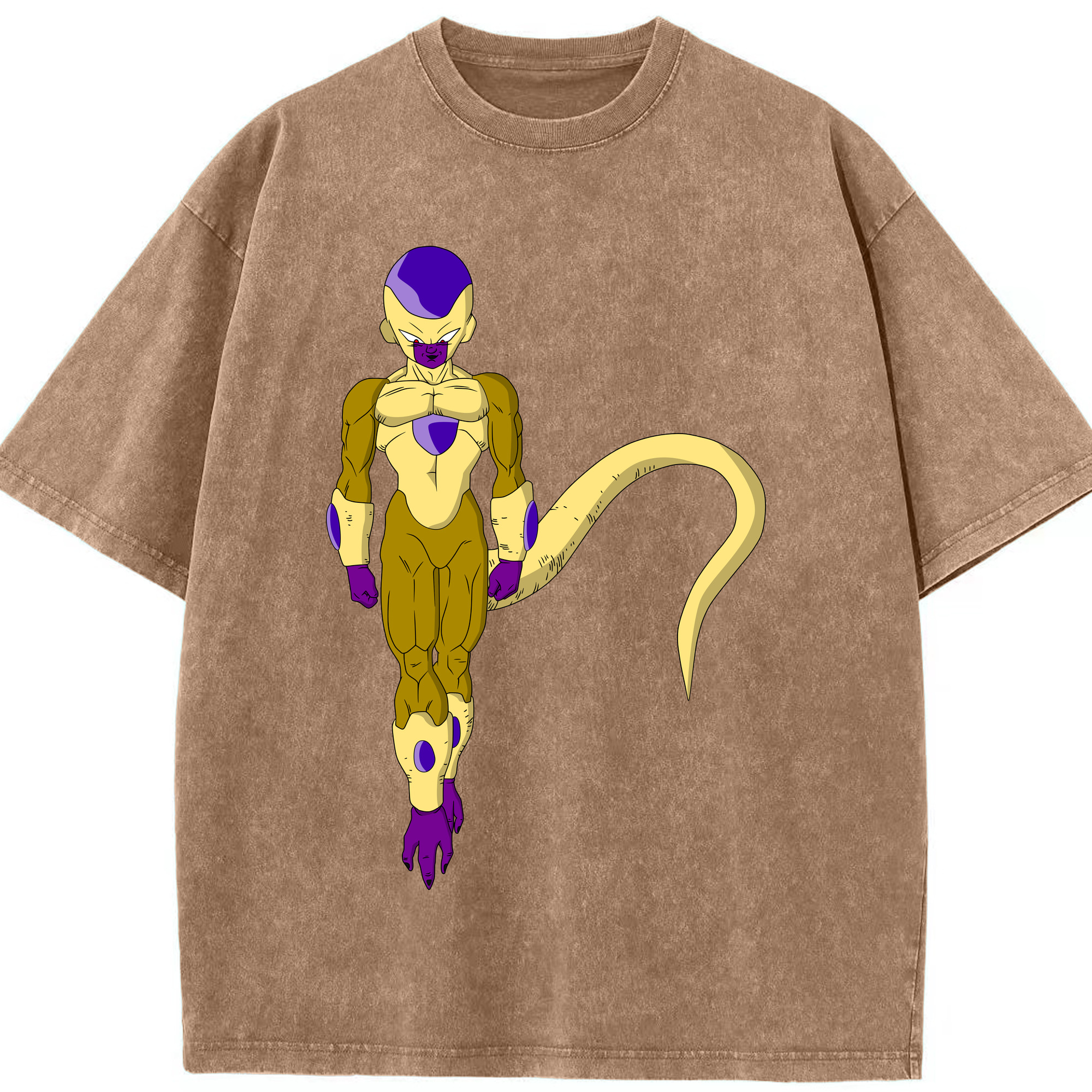（画像用） ドラゴンボール フリーザ DRAGON BALL Frieza 綿100% ヴィンテージ風 半袖Tシャツ（フロントプリント）