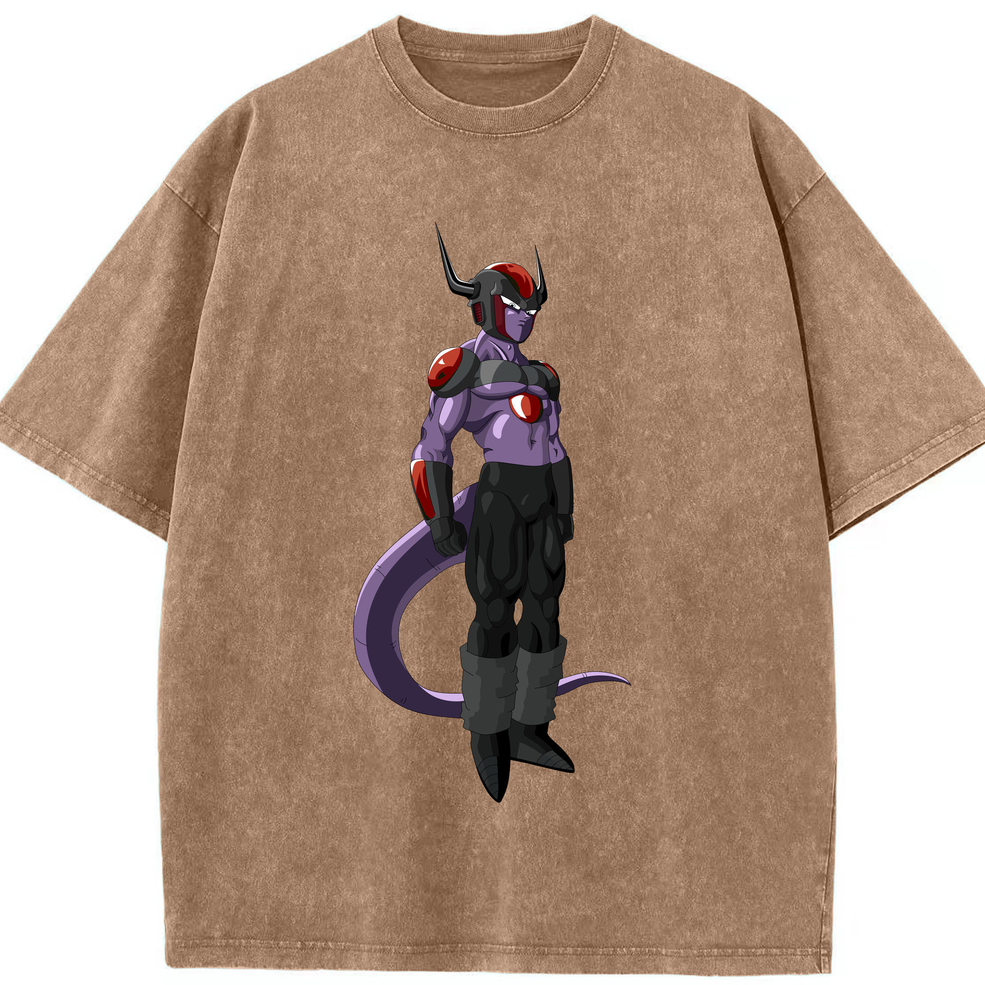 （画像用） ドラゴンボール フリーザ DRAGON BALL Frieza 綿100% ヴィンテージ風 半袖Tシャツ（フロントプリント）
