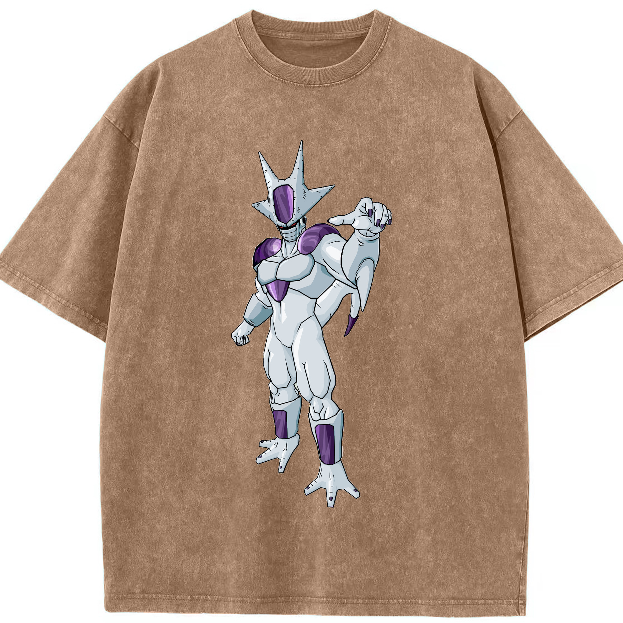 （画像用） ドラゴンボール クウラ DRAGON BALL Cooler Coora 綿100% ヴィンテージ風 半袖Tシャツ（フロントプリント）