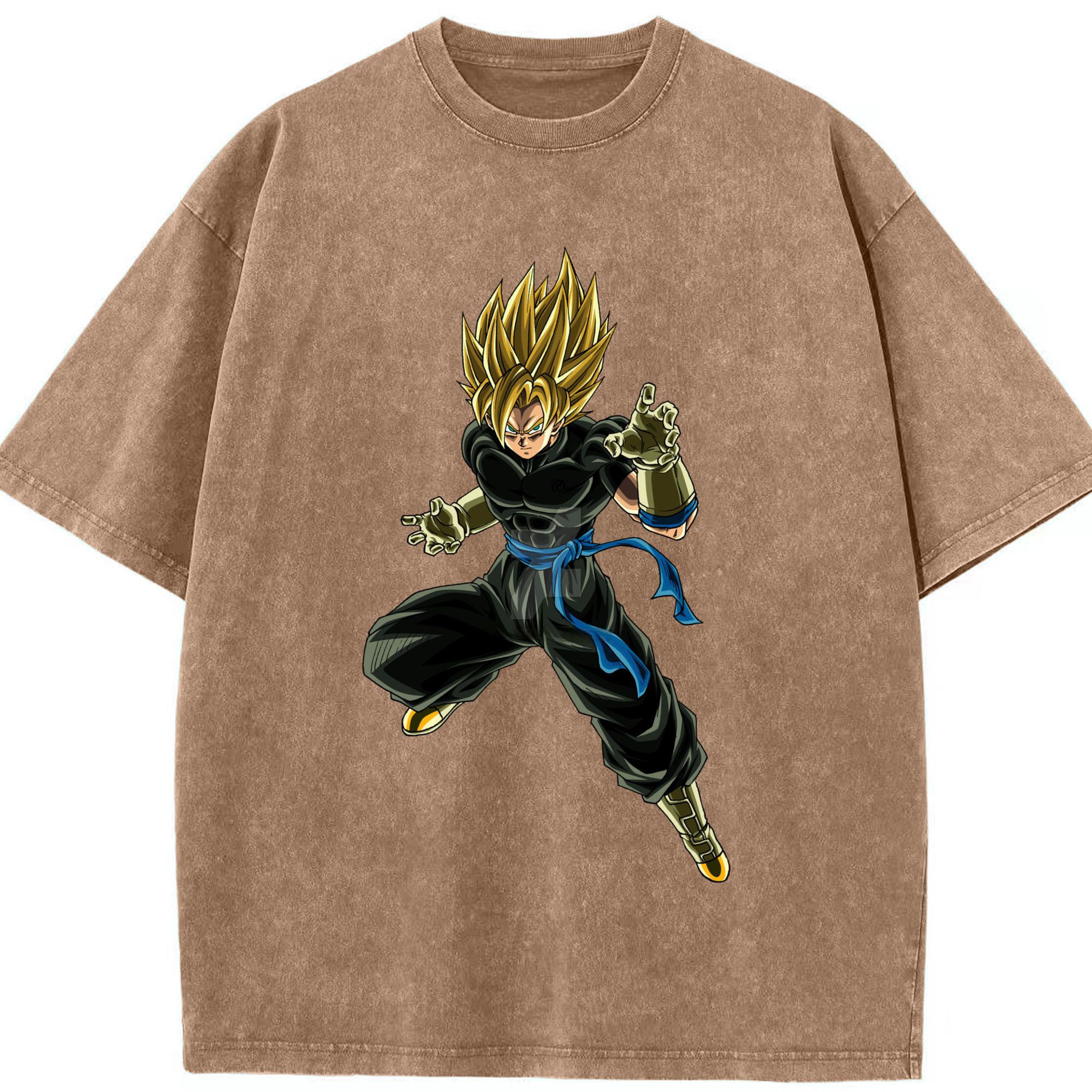 （画像用） ドラゴンボール ベジット DRAGON BALL Vegetto 綿100% ヴィンテージ風 半袖Tシャツ（フロントプリント）