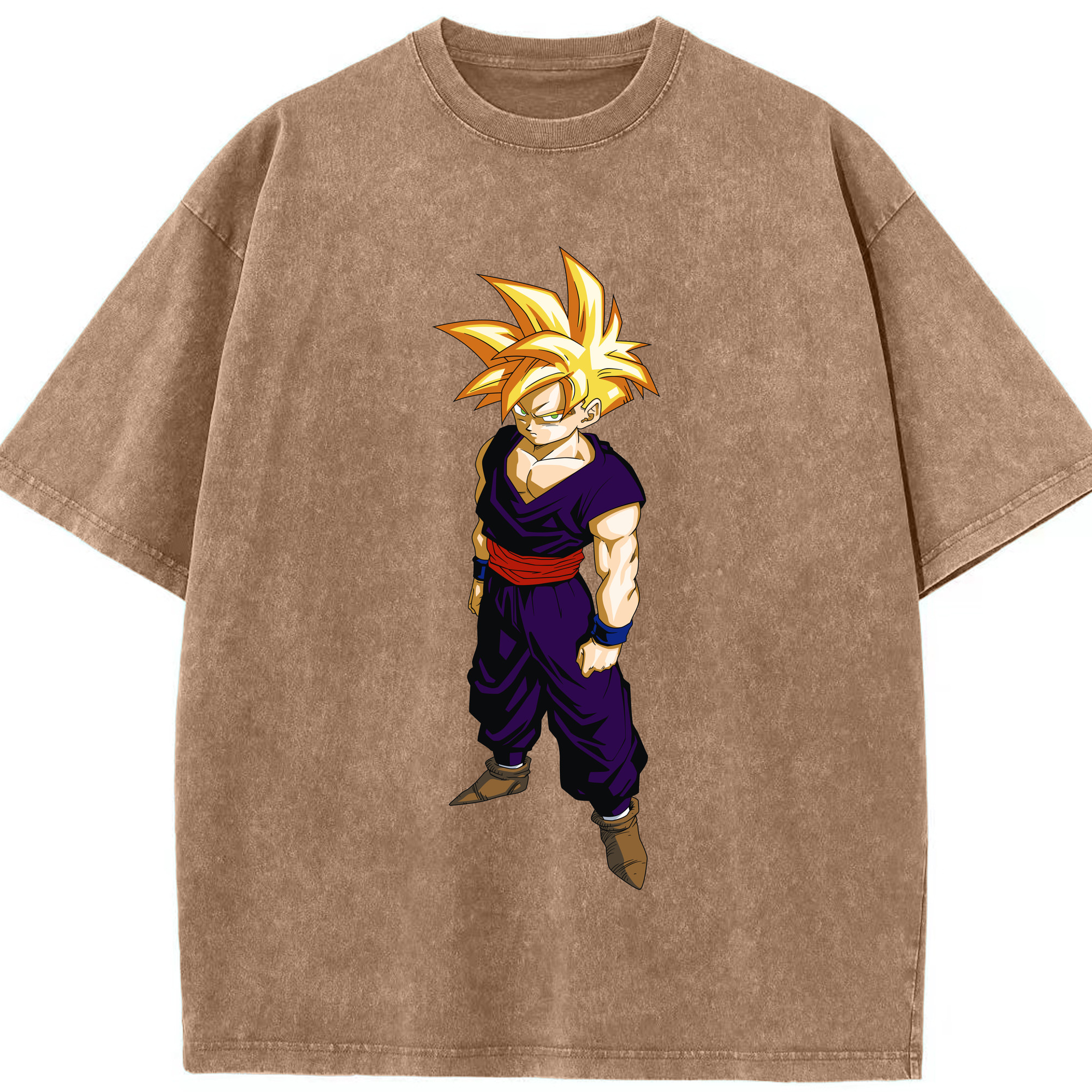 （画像用） ドラゴンボール ベジット DRAGON BALL Vegetto 綿100% ヴィンテージ風 半袖Tシャツ（フロントプリント）
