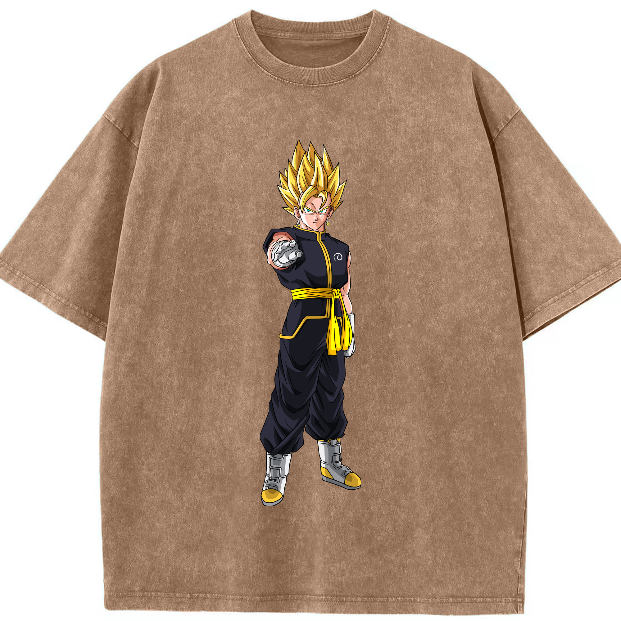 （画像用） ドラゴンボール ベジット DRAGON BALL Vegetto 綿100% ヴィンテージ風 半袖Tシャツ（フロントプリント）