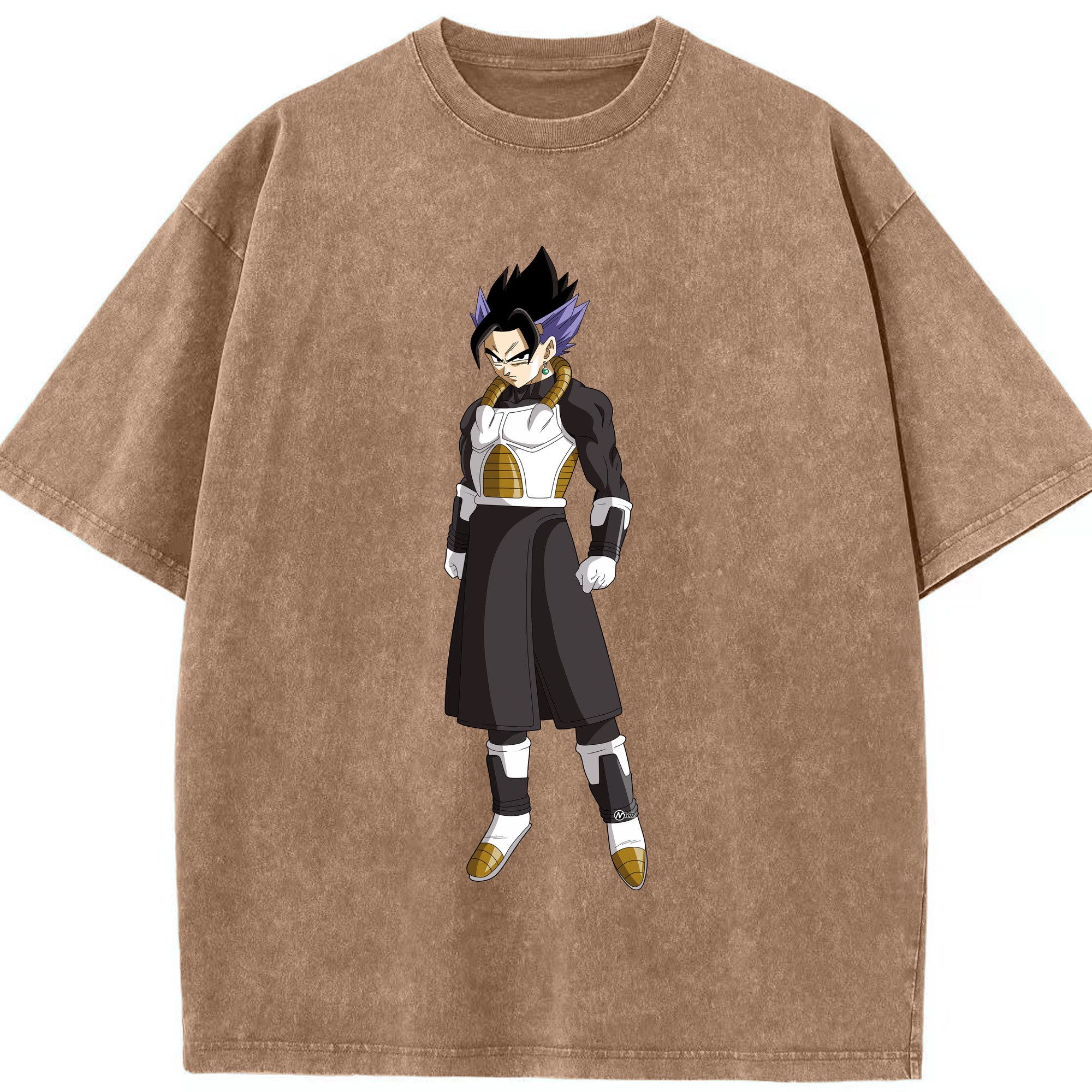 （画像用） ドラゴンボール ベジット DRAGON BALL Vegetto 綿100% ヴィンテージ風 半袖Tシャツ（フロントプリント）