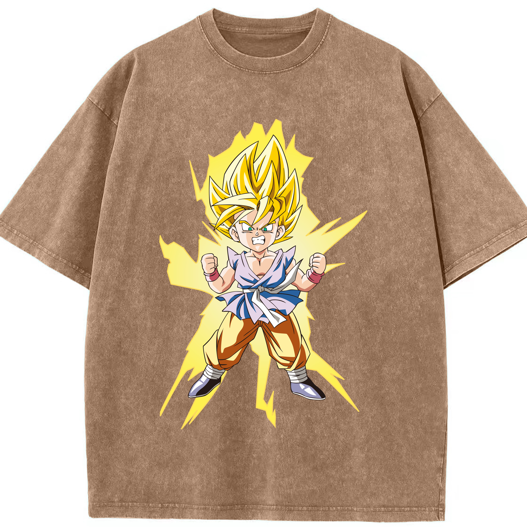 （画像用） ドラゴンボール ベジット DRAGON BALL Vegetto 綿100% ヴィンテージ風 半袖Tシャツ（フロントプリント）